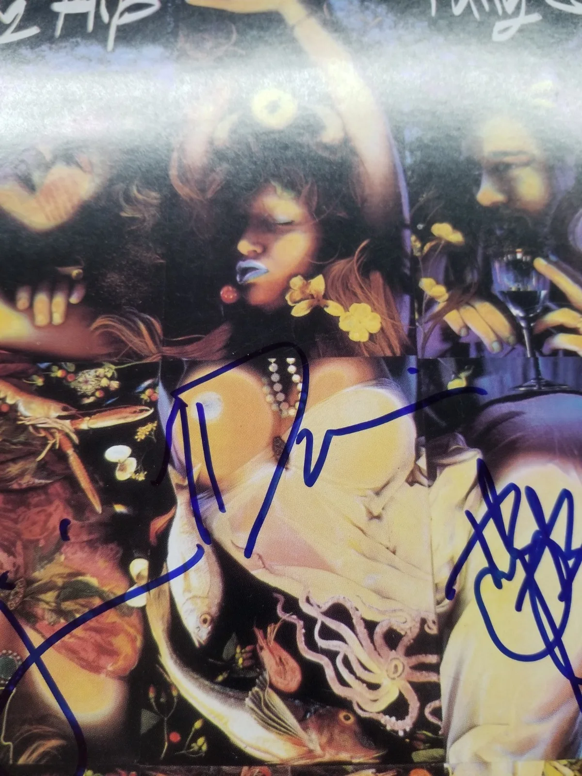 The Tragically Hip hand SIGNED Fully Completely Album Flat JSA LOA Gord Downie +, изображение 5