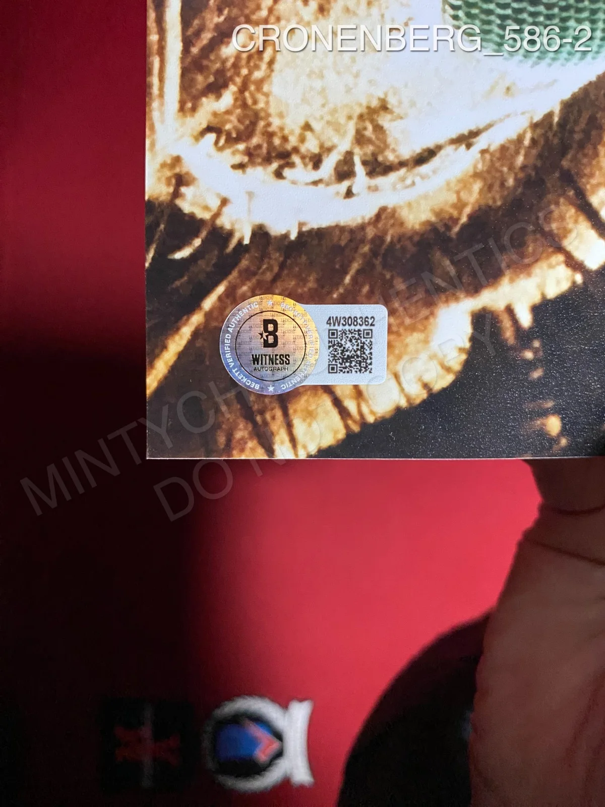 David Cronenberg — David Cronenberg autographed signed The Fly 11x17 photo Beckett COA horror, изображение 2