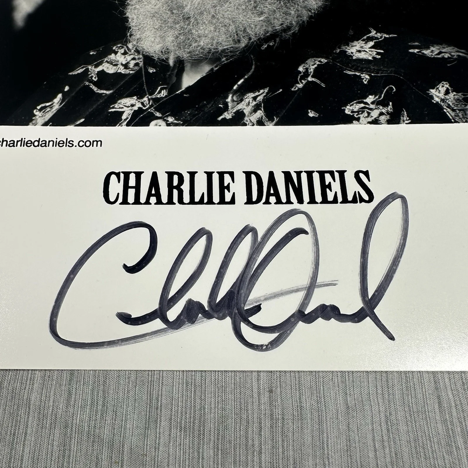 Charlies Daniels SIGNED 8x10 Photo Autograph, image 2
