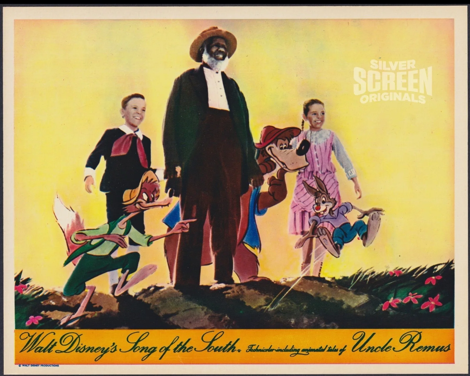 Song of the South 8x ORIGINAL UK FOH Lobby Cards Walt Disney RR MINT, изображение 2