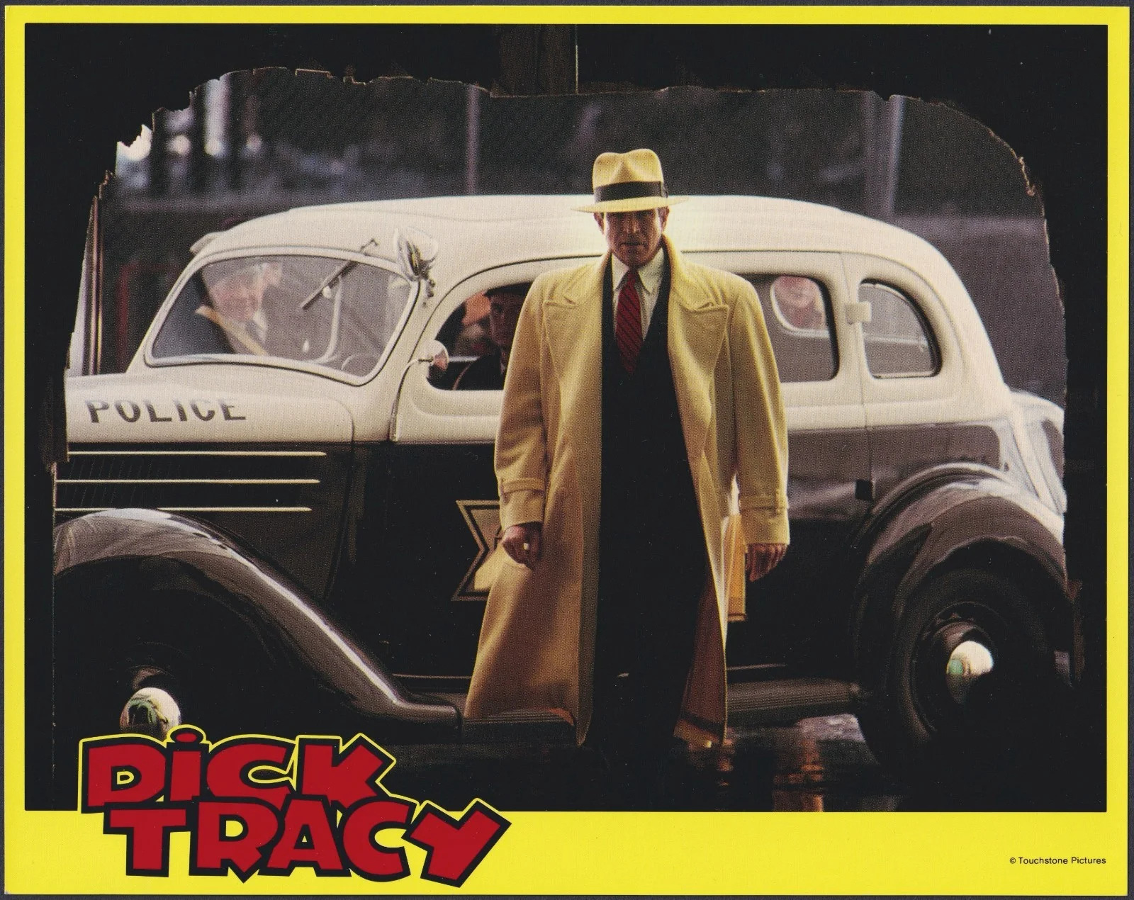 Dick Tracy 8x ORIGINAL UK FOH Lobby Cards Walt Disney Warren Beatty 1990, изображение 3
