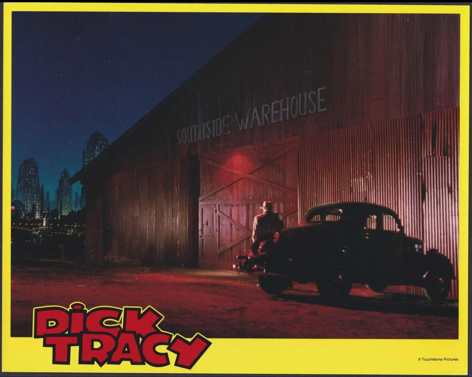 Dick Tracy 8x ORIGINAL UK FOH Lobby Cards Walt Disney Warren Beatty 1990, изображение 5