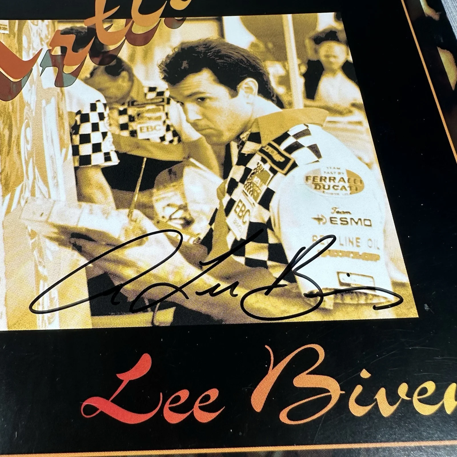 Artist Lee Bivens SIGNED Program 8x11 Autographed, image 2