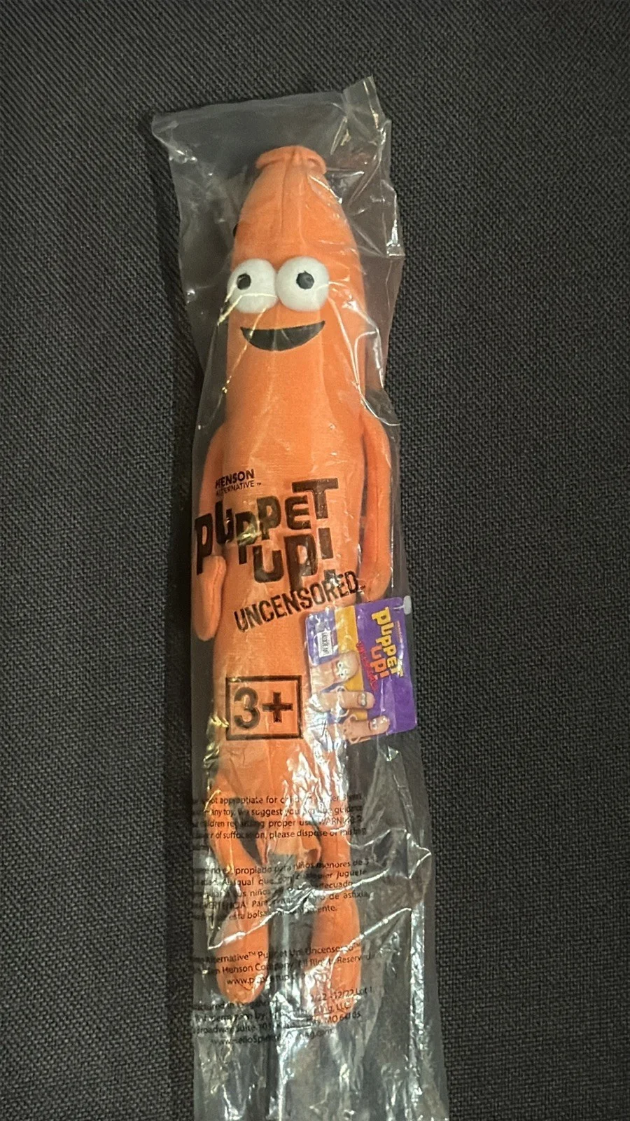 Brian Henson — Signed PUPPET UP! Hot Dog w/ Tag Autographed by Brian Henson Signature Miskreant, изображение 2