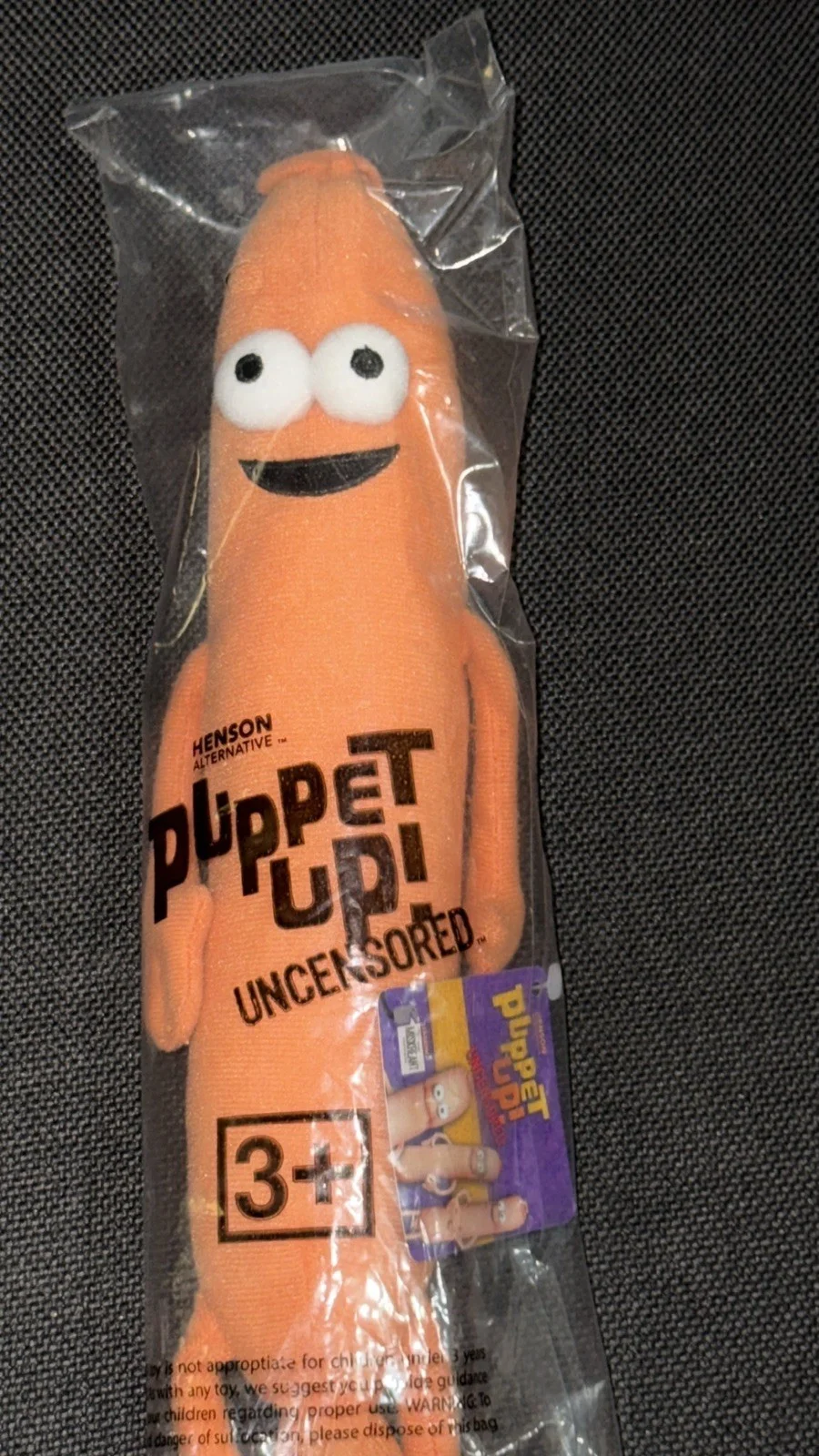 Brian Henson — Signed PUPPET UP! Hot Dog w/ Tag Autographed by Brian Henson Signature Miskreant, изображение 3