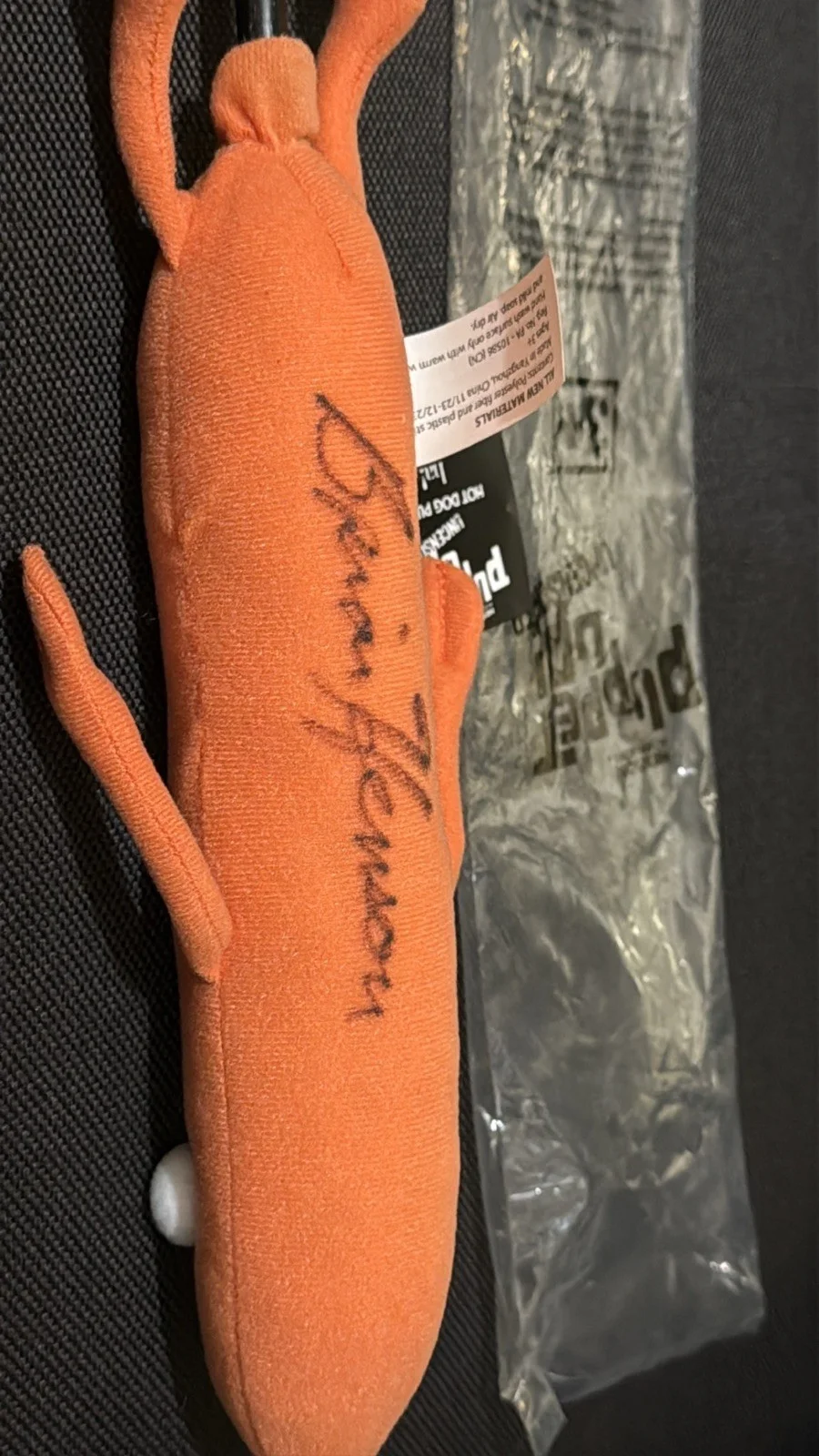 Brian Henson — Signed PUPPET UP! Hot Dog w/ Tag Autographed by Brian Henson Signature Miskreant, изображение 4