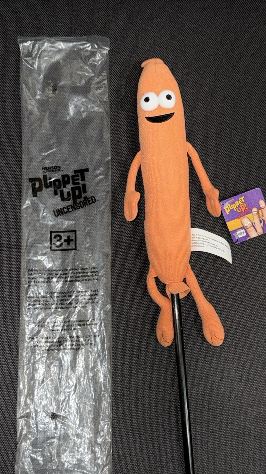 Brian Henson — Signed PUPPET UP! Hot Dog w/ Tag Autographed by Brian Henson Signature Miskreant, изображение 5