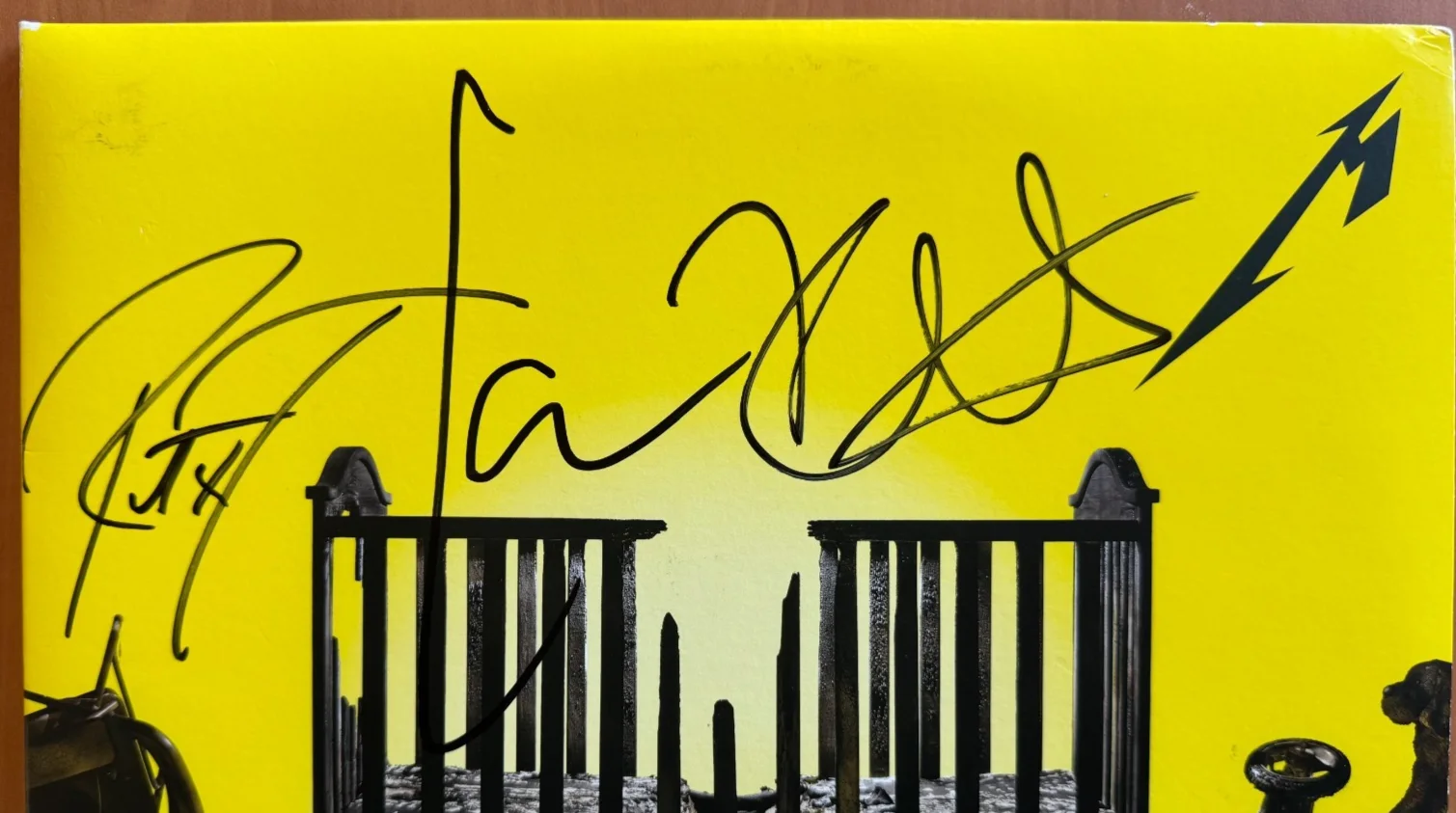 Metallica Signed Autographed Vinyl LP “72 Seasons” JSA COA Kirk Robert Lars, изображение 2