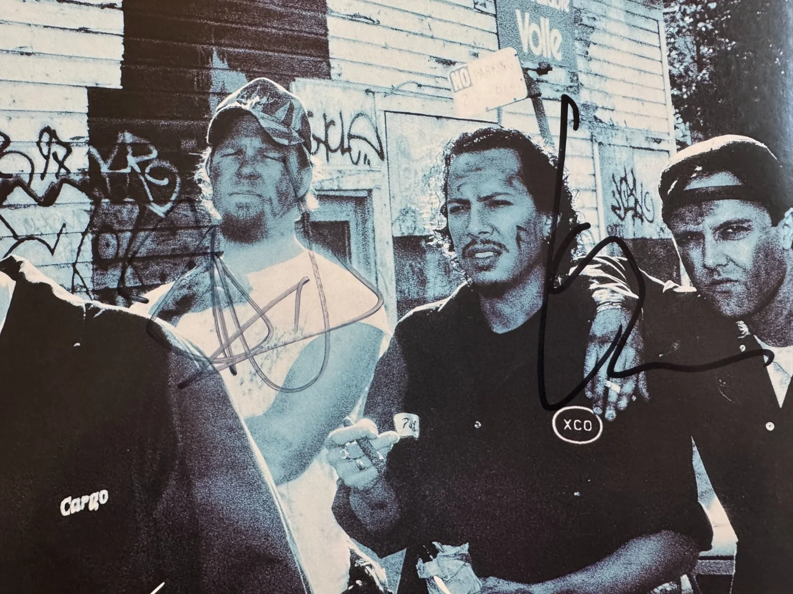 Kirk Hammett Lars Ulrich Signed Autographed LP Garage Inc Metallica JSA COA, изображение 2