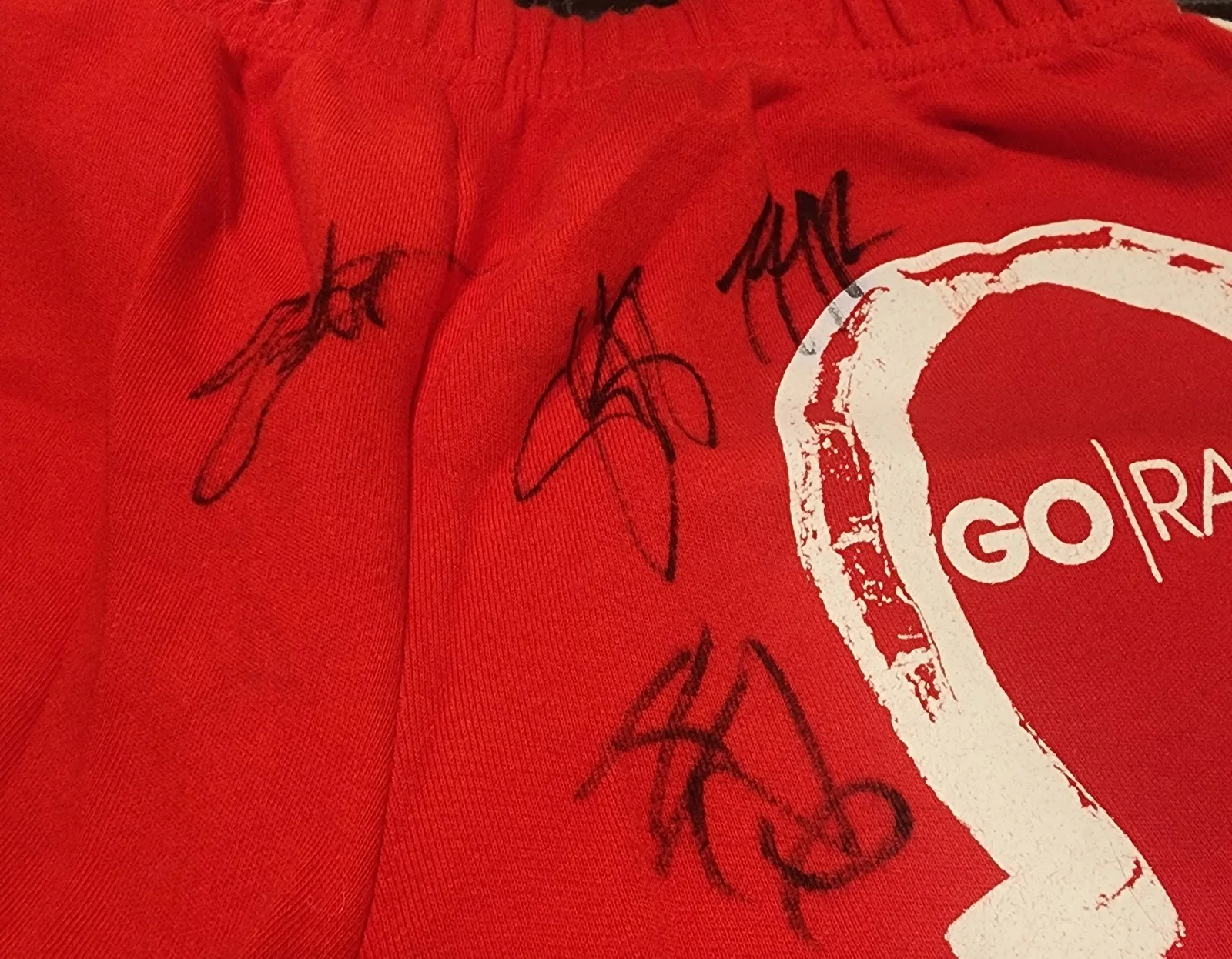 Go Radio Lucky Street Shorts Signed By Band From 2011 Warped Tour, изображение 2