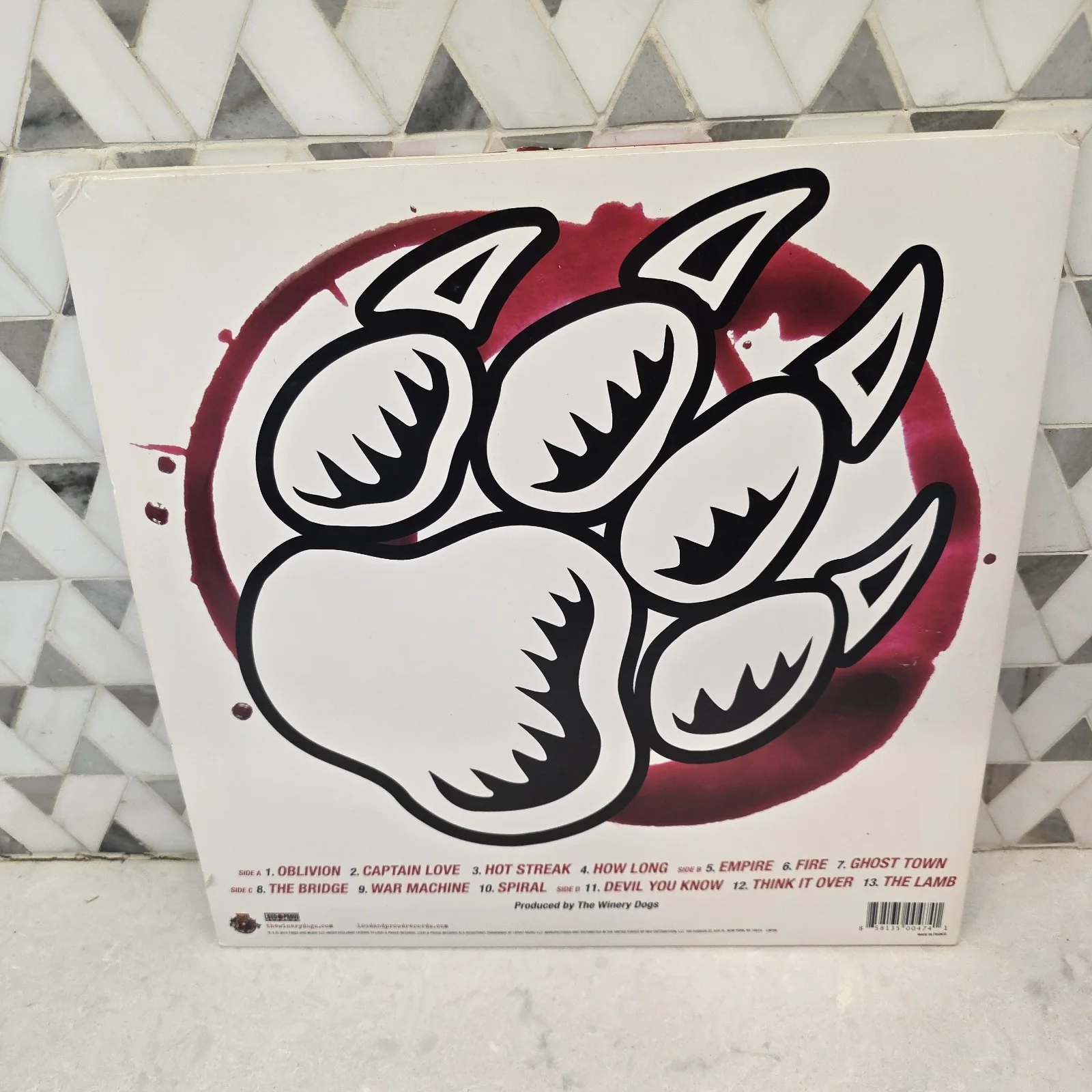 The Winery Dogs Signed Hot Streak White Color Double Vinyl Record, изображение 3