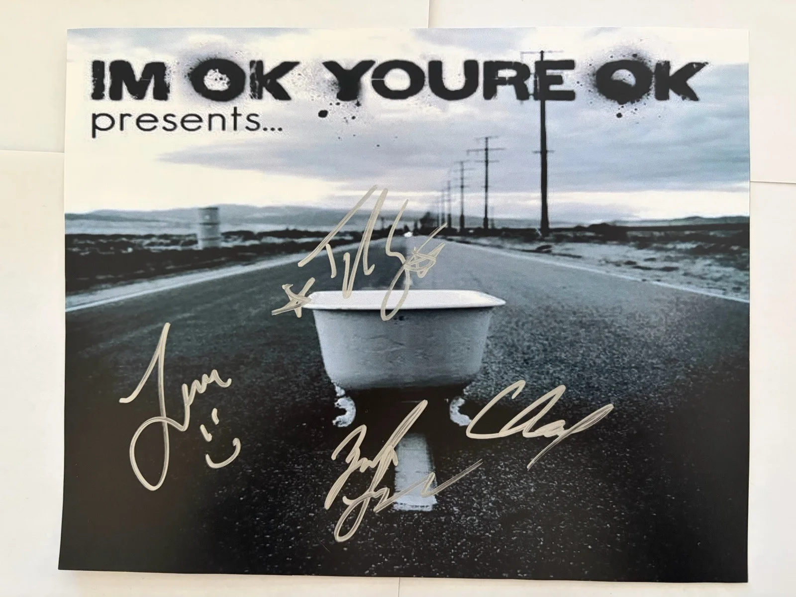 I’m Ok You’re Ok Presents… Band Signed Autographed Poster Lot Christian Rock, изображение 2
