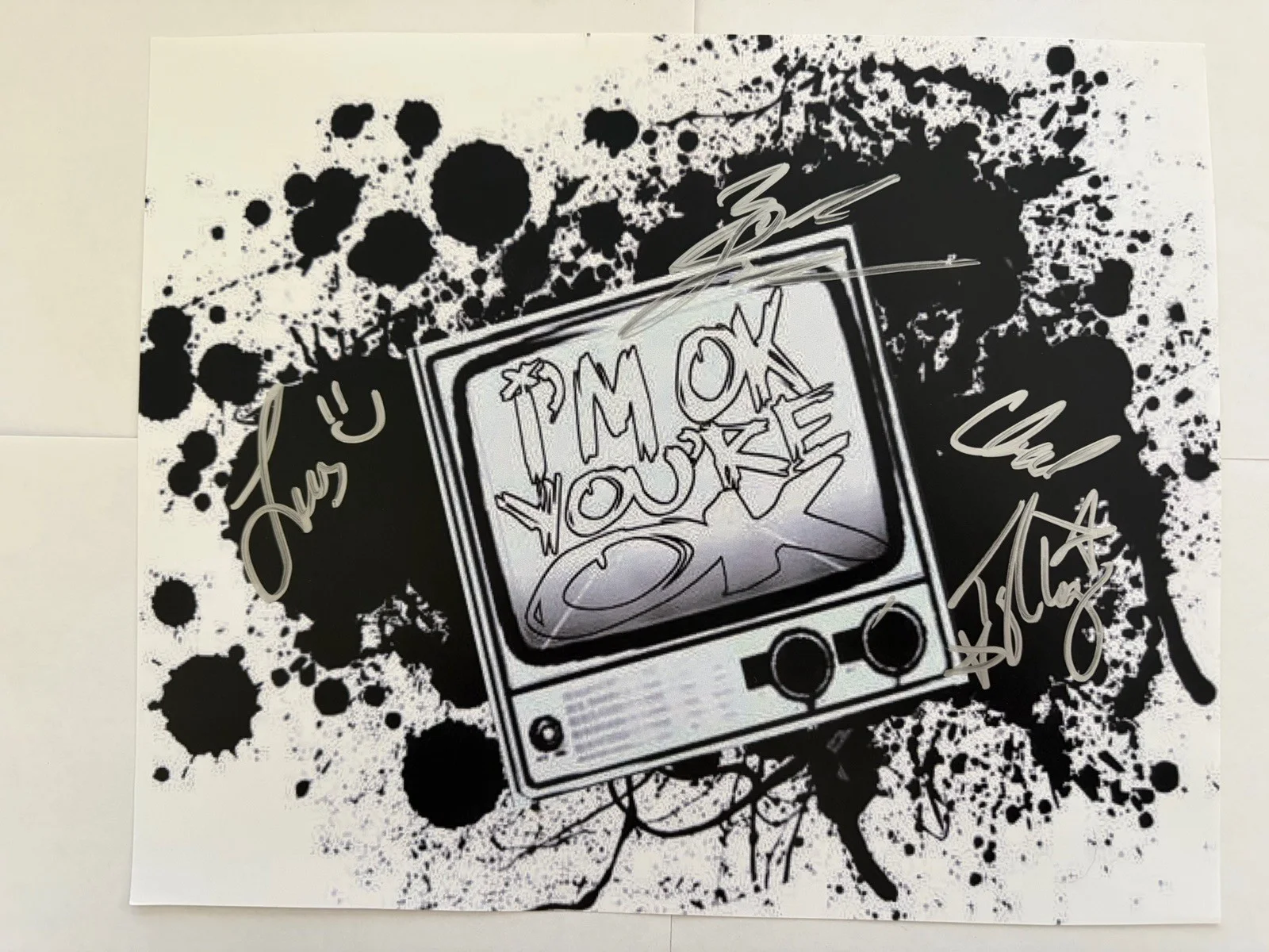 I’m Ok You’re Ok Presents… Band Signed Autographed Poster Lot Christian Rock, изображение 4