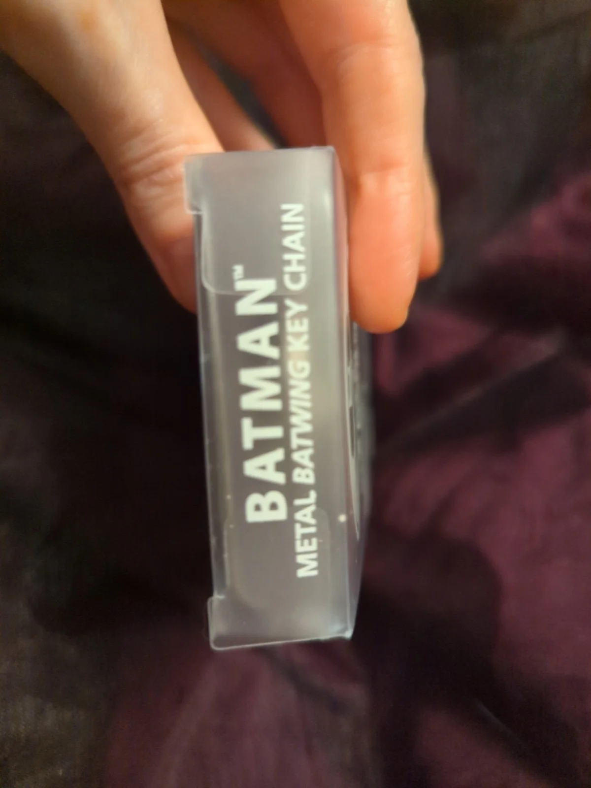Qmx Lootcrate Exclusive Batman Metal Batwing Keychain, image 4