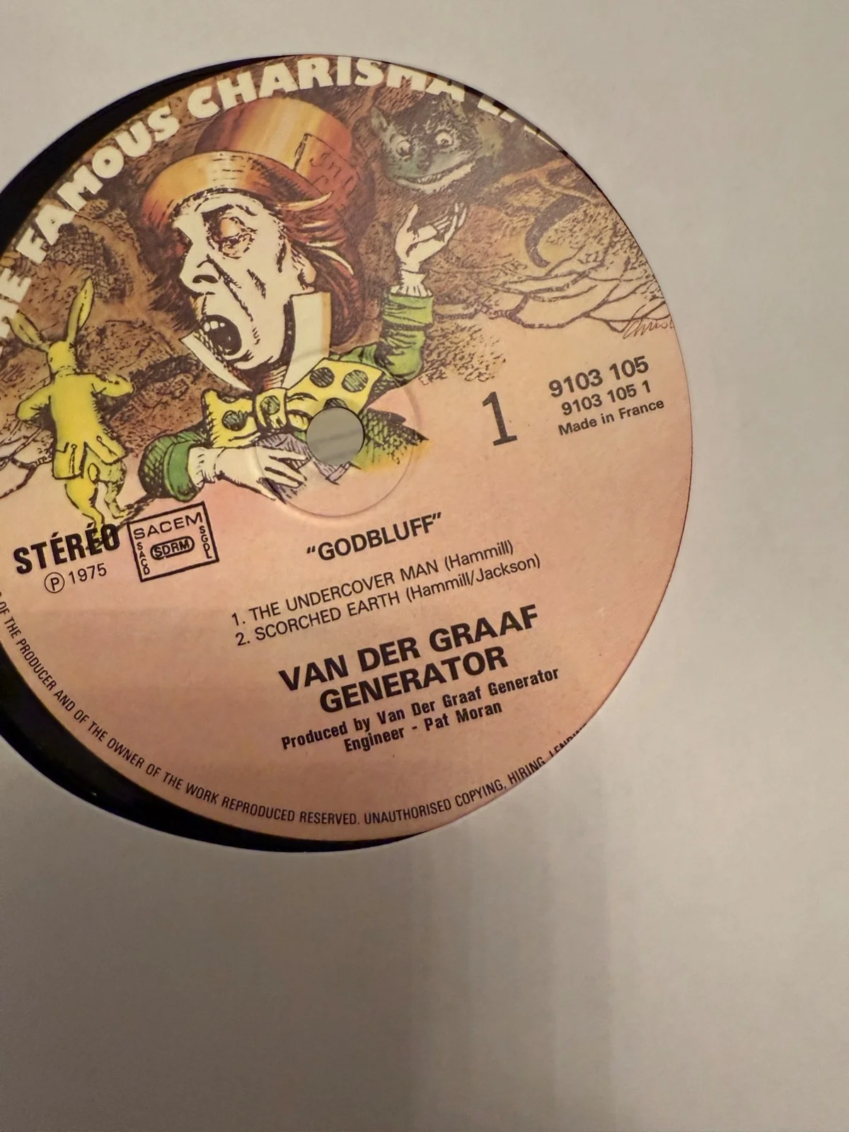 Van Der Graaf Generator : Godbluff LP signed by Peter autographed vinyl, image 5