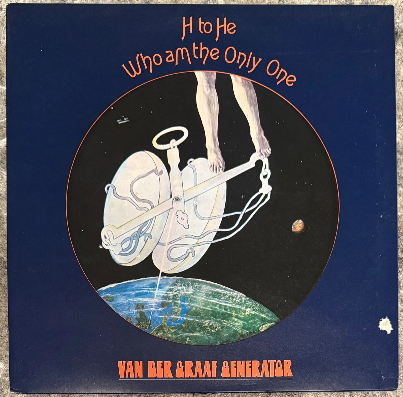 Van Der Graaf Generator : H to He ... LP signed by Peter autographed vinyl, image 3