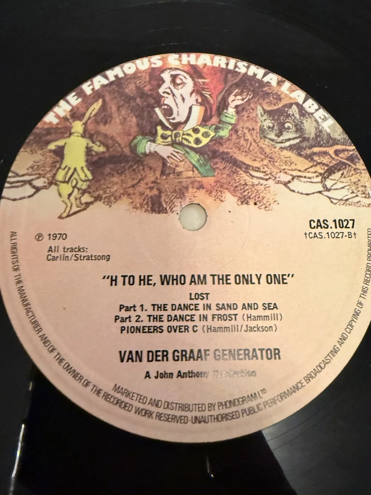 Van Der Graaf Generator : H to He ... LP signed by Peter autographed vinyl, image 5