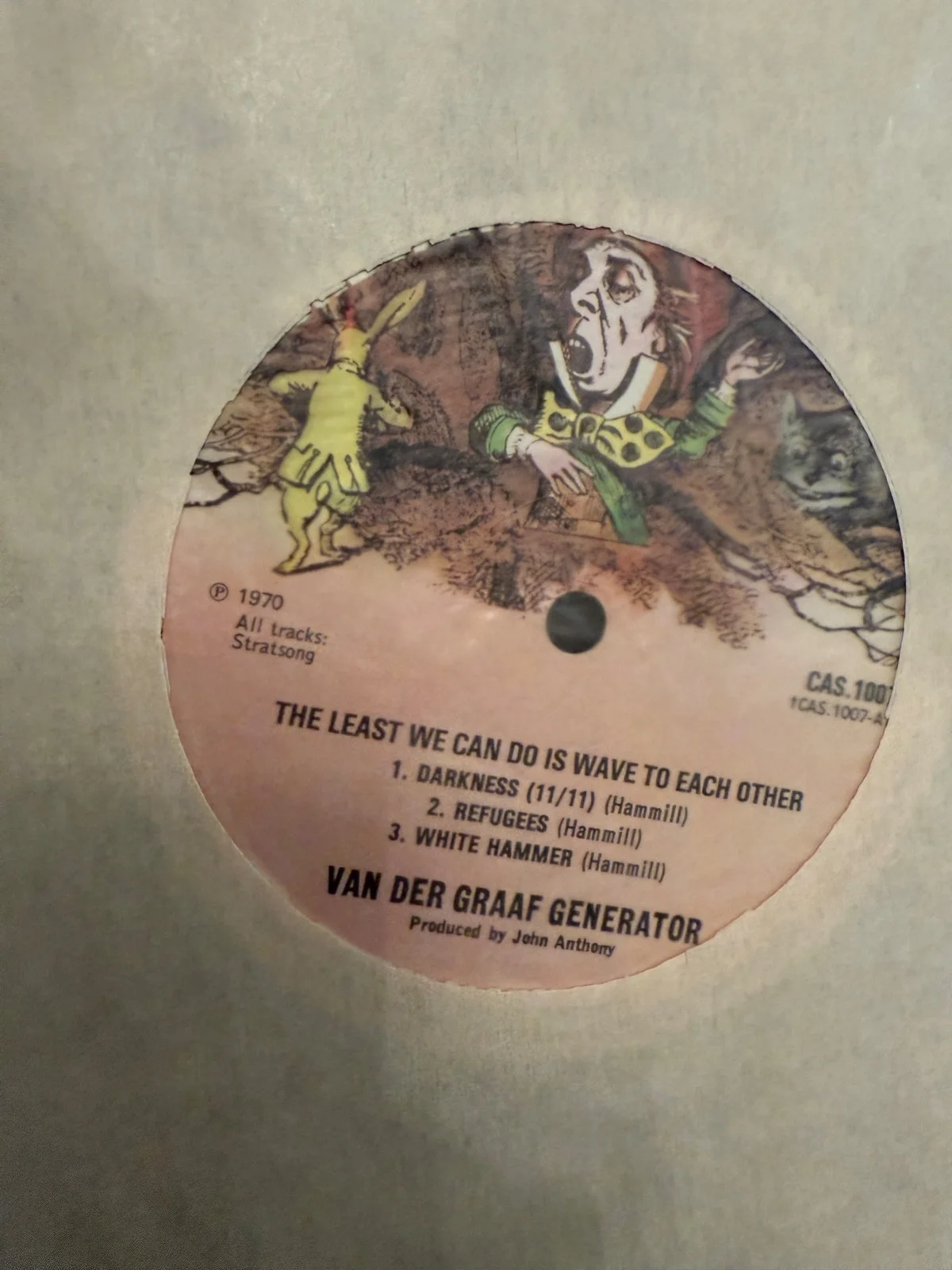 Van Der Graaf Generator : The Least We Can LP signed by Peter autographed vinyl, image 5