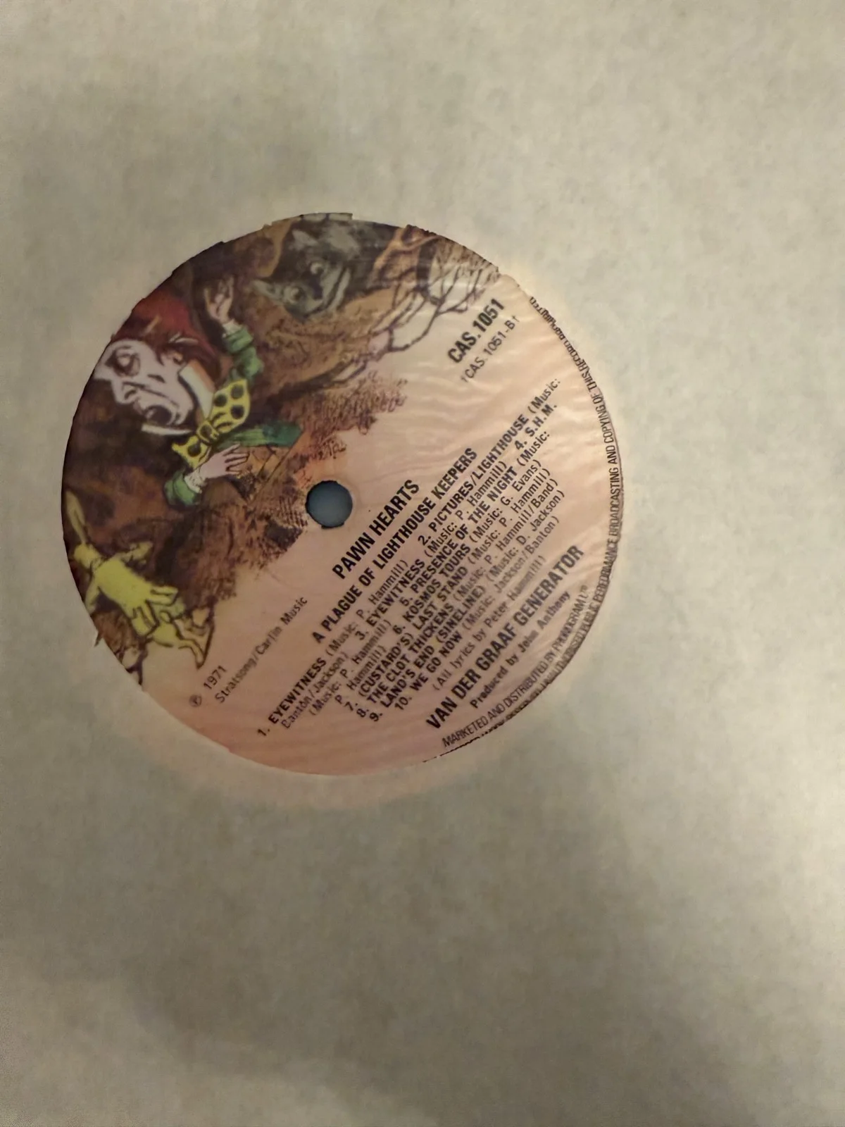 Van Der Graaf Generator : Pawn Hearts LP signed by Peter autographed vinyl, image 5