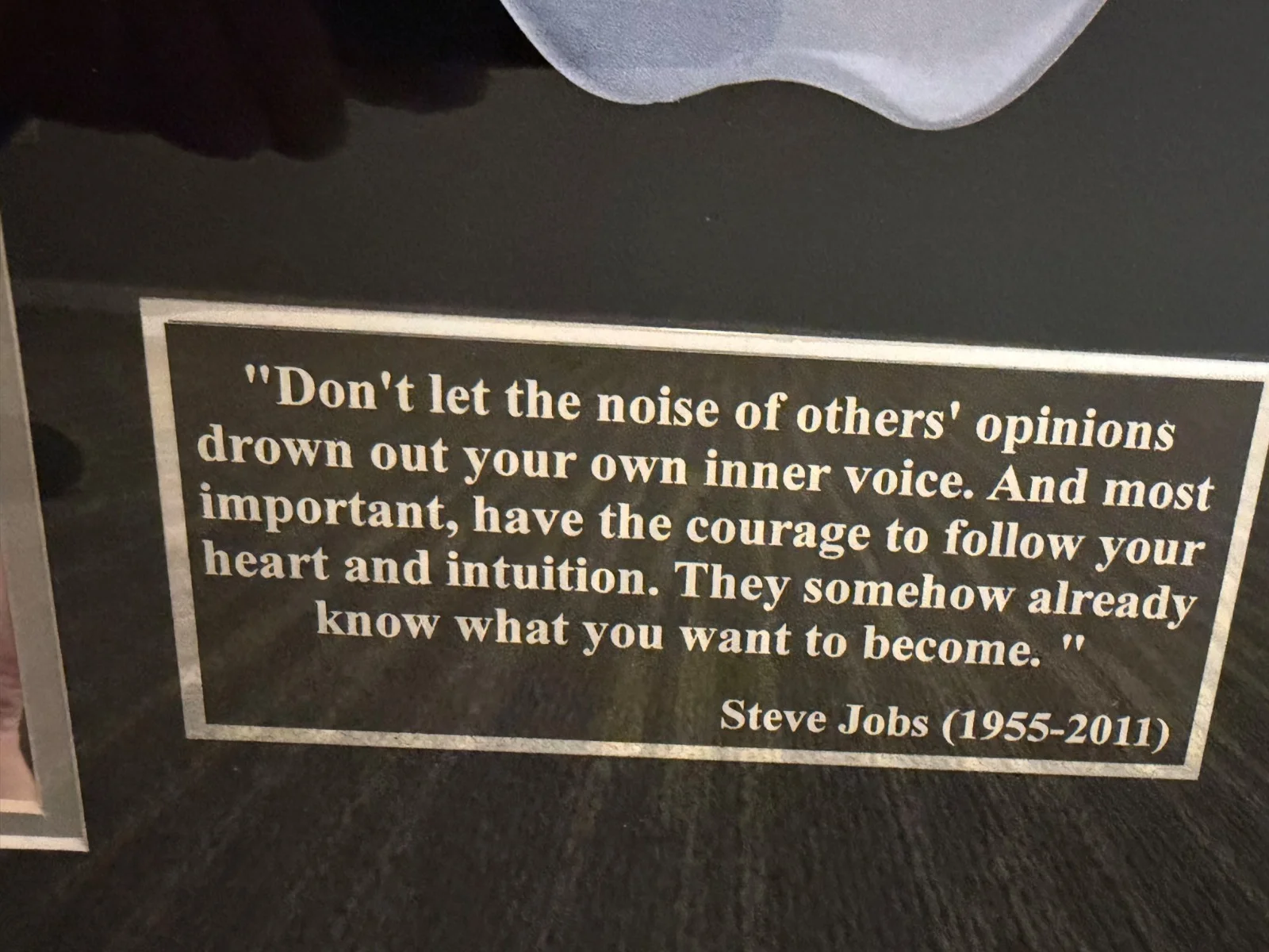 Steve Jobs Signed Picture and Frame, image 2