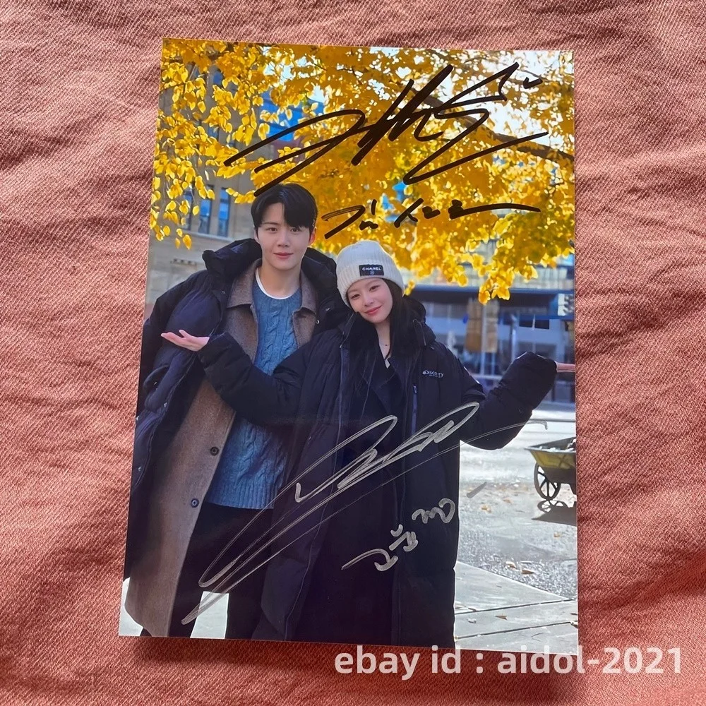 Can This Love Be Translated? Kim Seon Ho Go Yoon Jung Autographed Photo K-POP, изображение 3