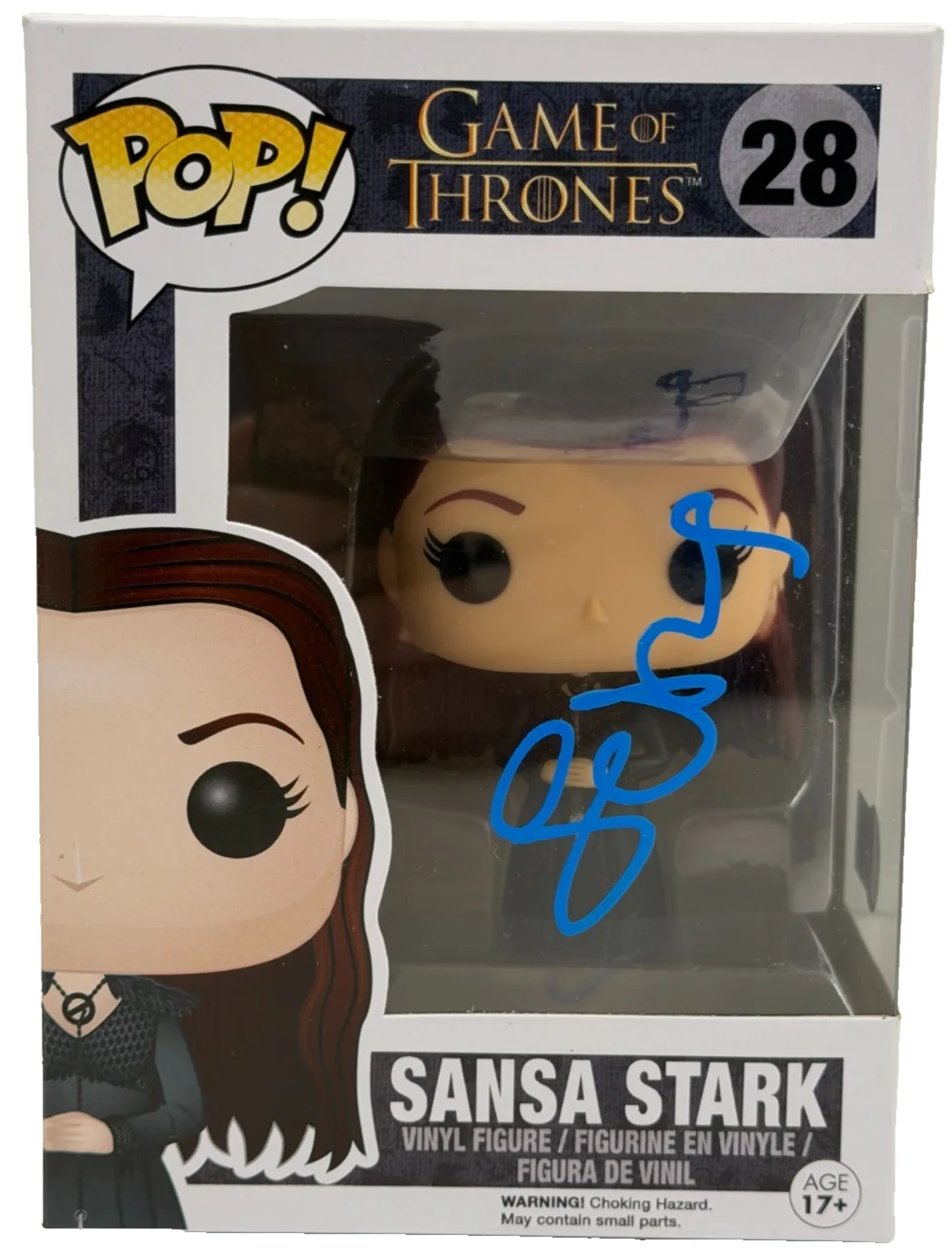 Sophie Turner — Sophie Turner Signed Sansa Stark Funko Game of Thrones Autograph Beckett