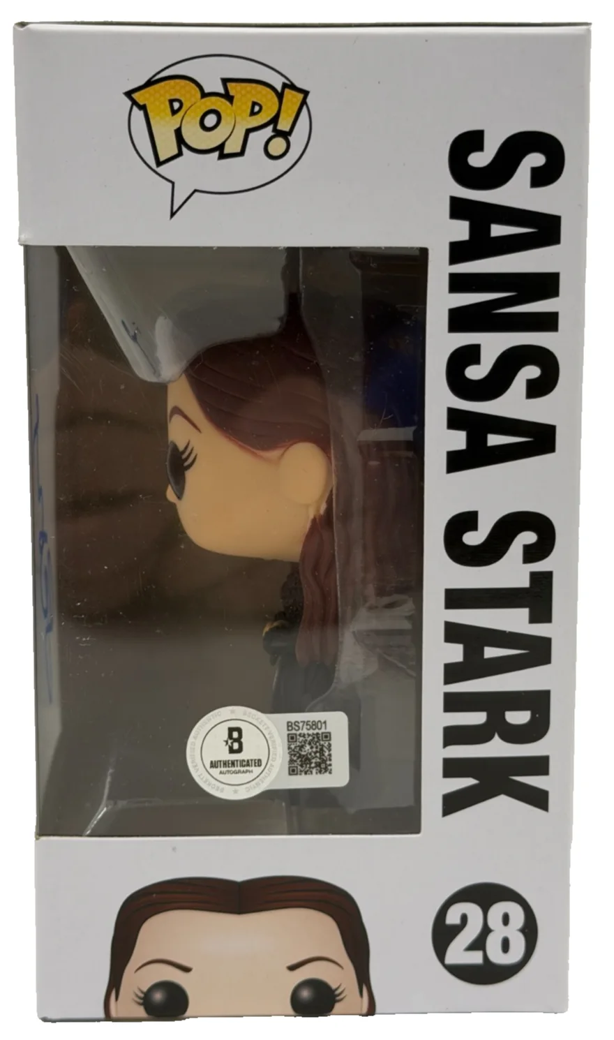 Sophie Turner — Sophie Turner Signed Sansa Stark Funko Game of Thrones Autograph Beckett, image 2