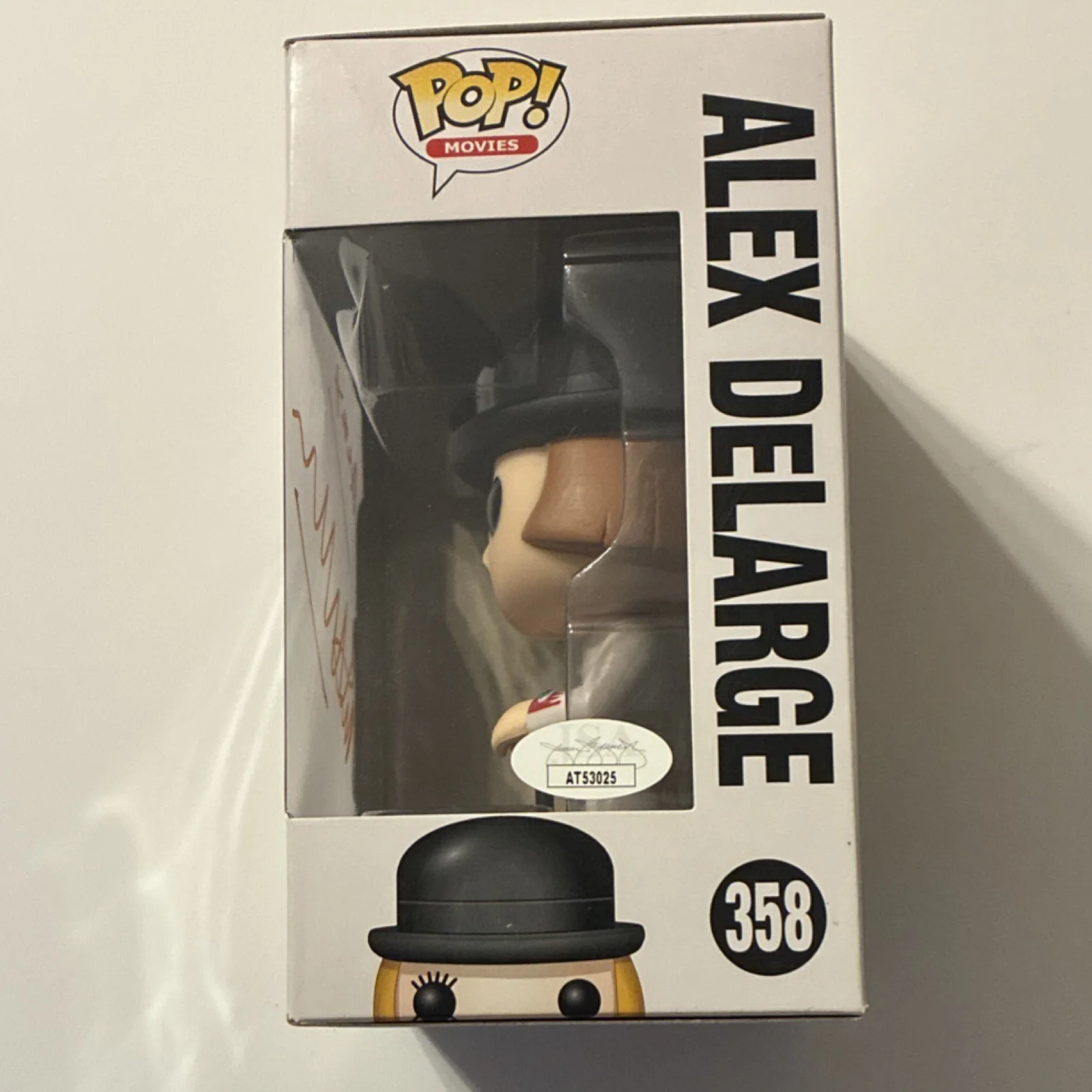 Malcolm McDowell — Funko Pop Clockwork Orange Alex DeLarge #358 Signed Figure JSA Malcolm McDowell, image 4