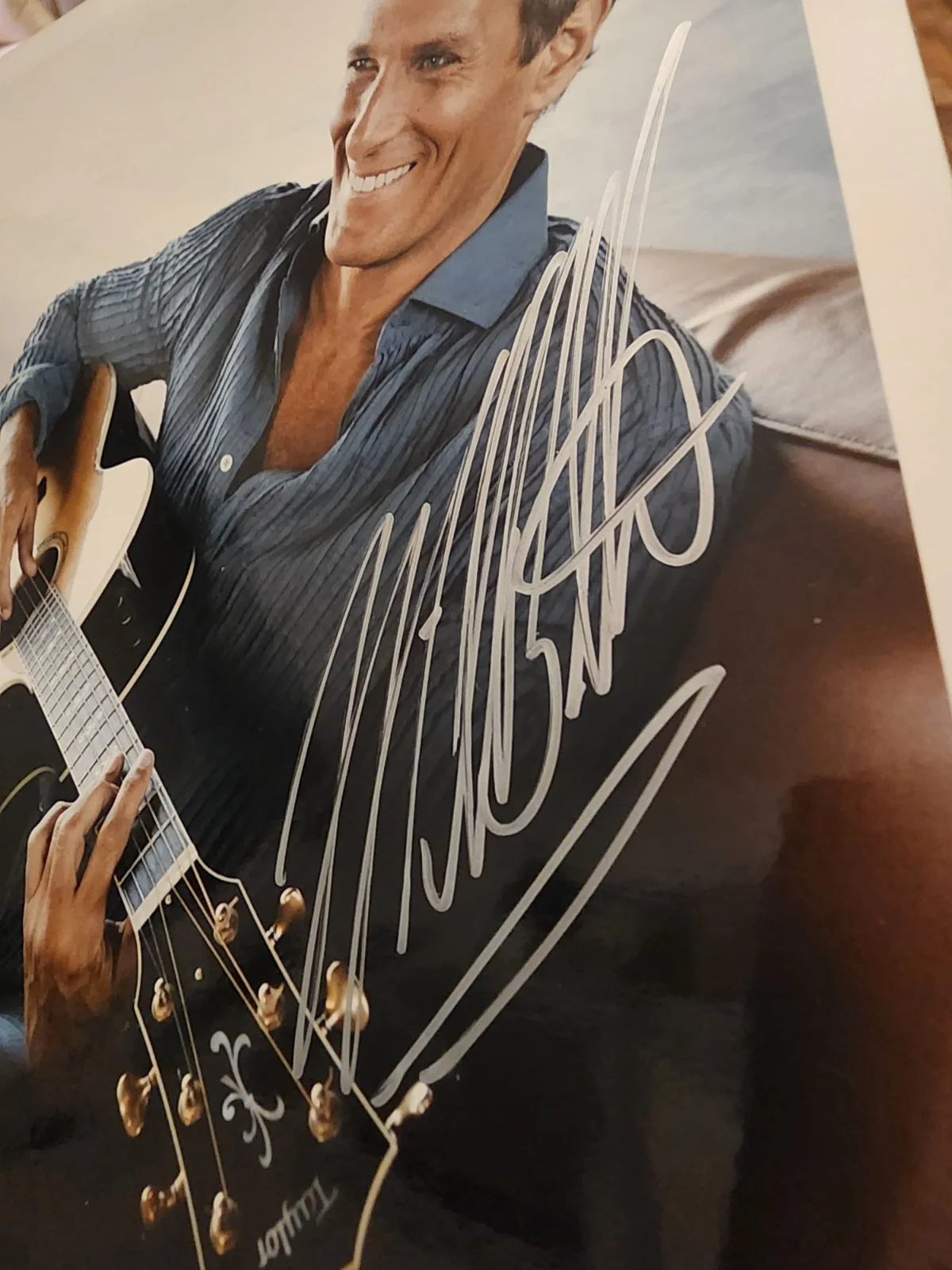 Singer Michael Bolton Signed 8X10, image 3