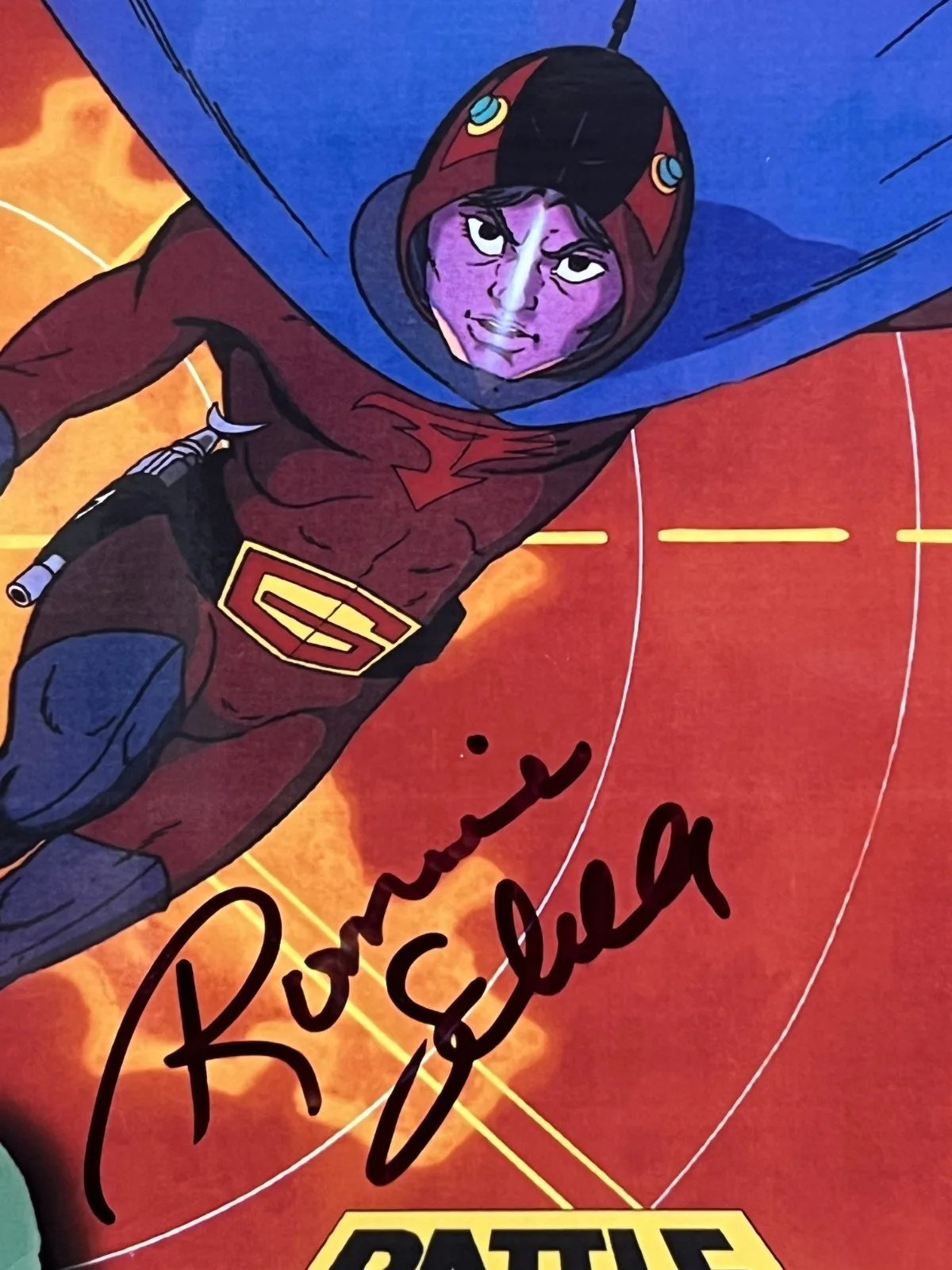 Ronnie Schell — JASON - BATTLE OF THE PLANETS - RONNIE SCHELL SIGNED - AUTOGRAPH PHOTO 8" x 1 0", image 2