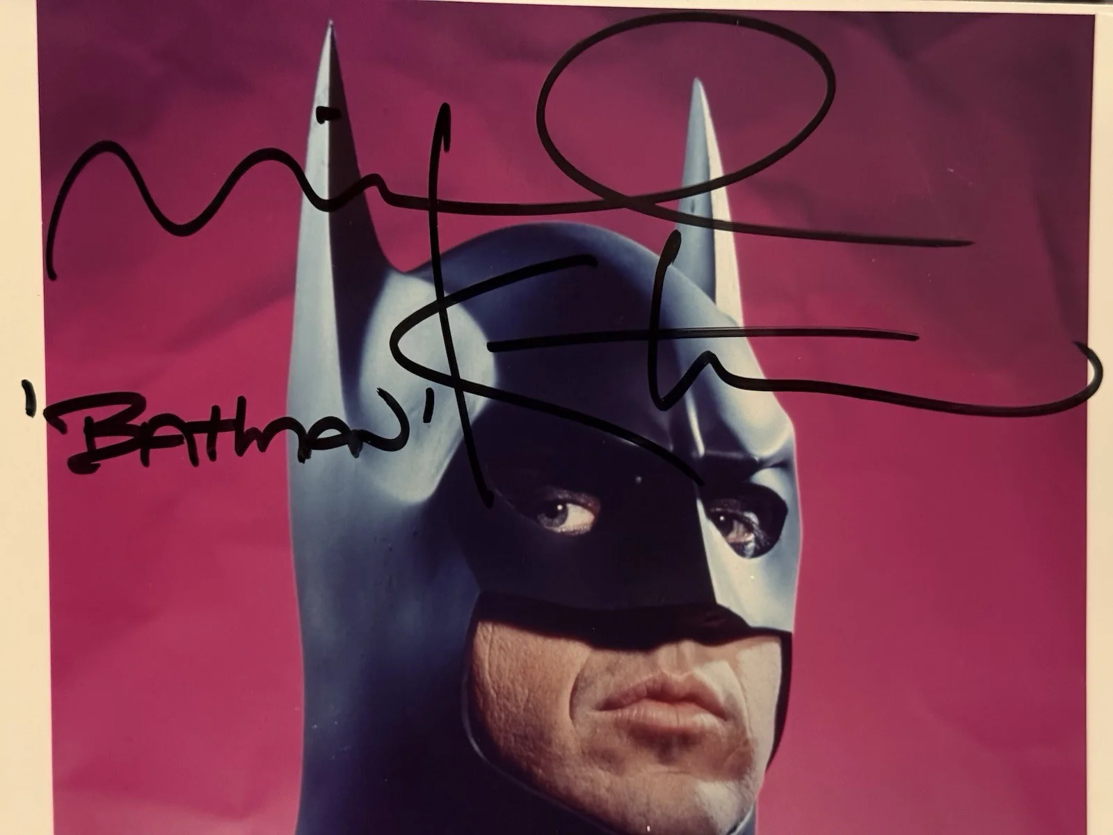 Michael Keaton Signed 8x10 Batman Returns, image 2