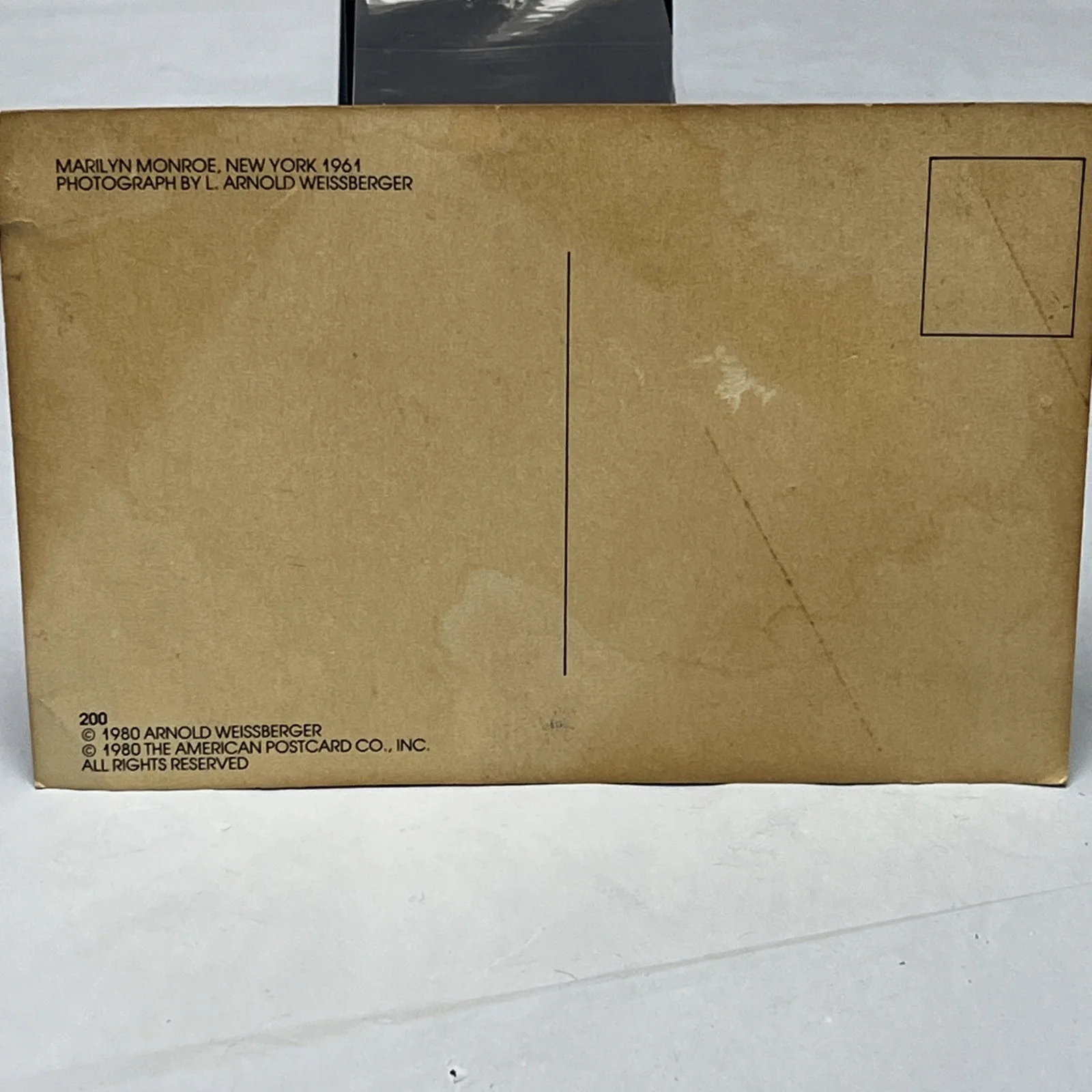 Marilyn Monroe post card original, изображение 4