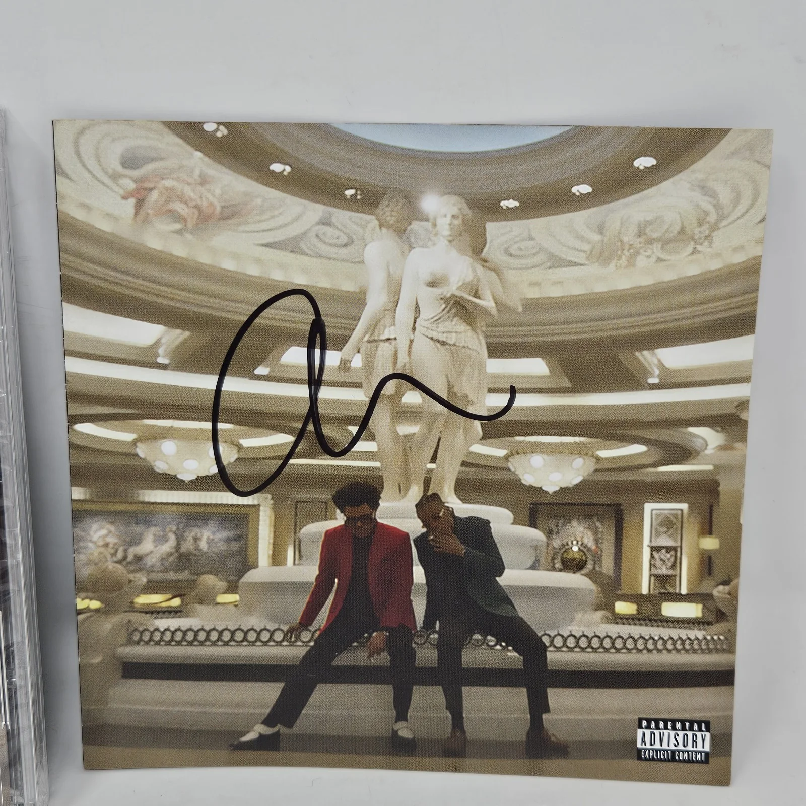 Signed / Autographed The Weeknd Limited CD Heartless Blinding Lights, image 3
