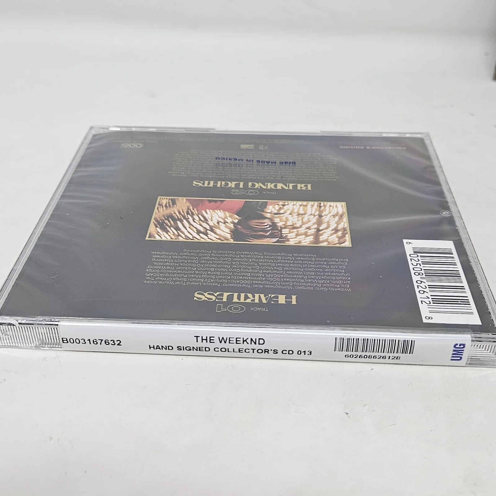 Signed / Autographed The Weeknd Limited CD Heartless Blinding Lights, image 4