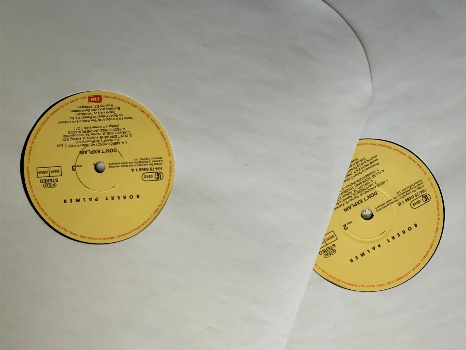 Robert Palmer : Don't Explain LP signed autographed vinyl, image 5