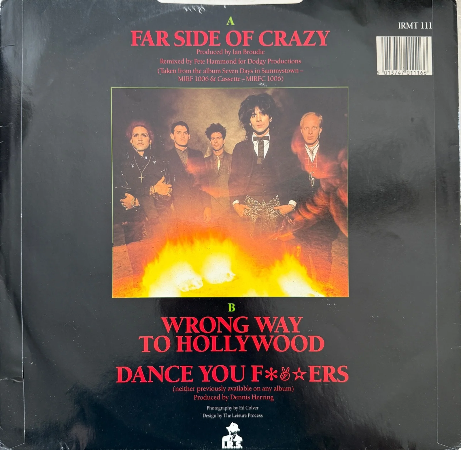 Wall Of Voodoo : Far Side 12" signed autographed x4 vinyl ( Lp ) Marc Morland, изображение 2
