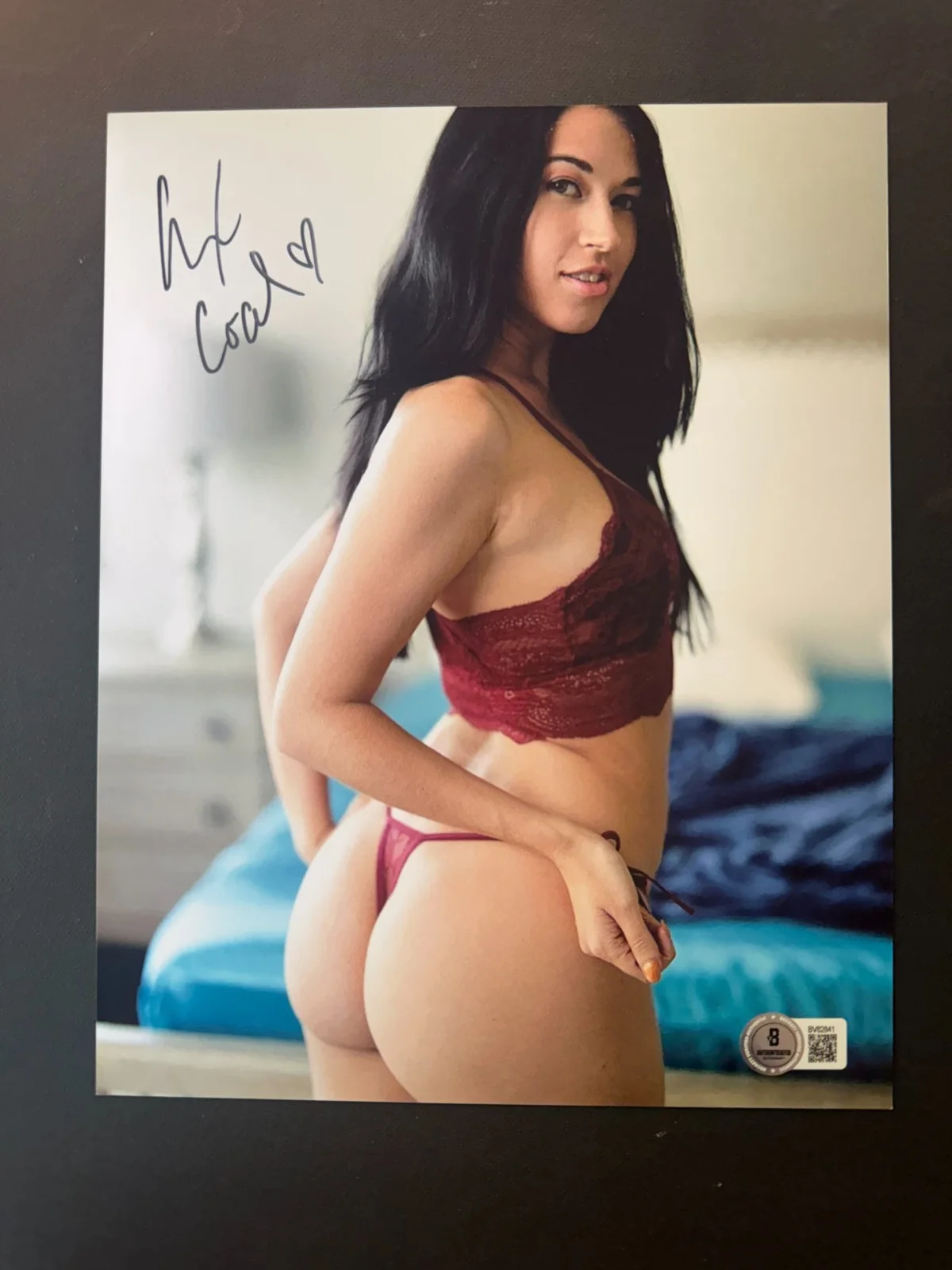 Alex Coal — Alex Coal Hot! autographed signed sexy porn star 8x10 photo Beckett BAS coa