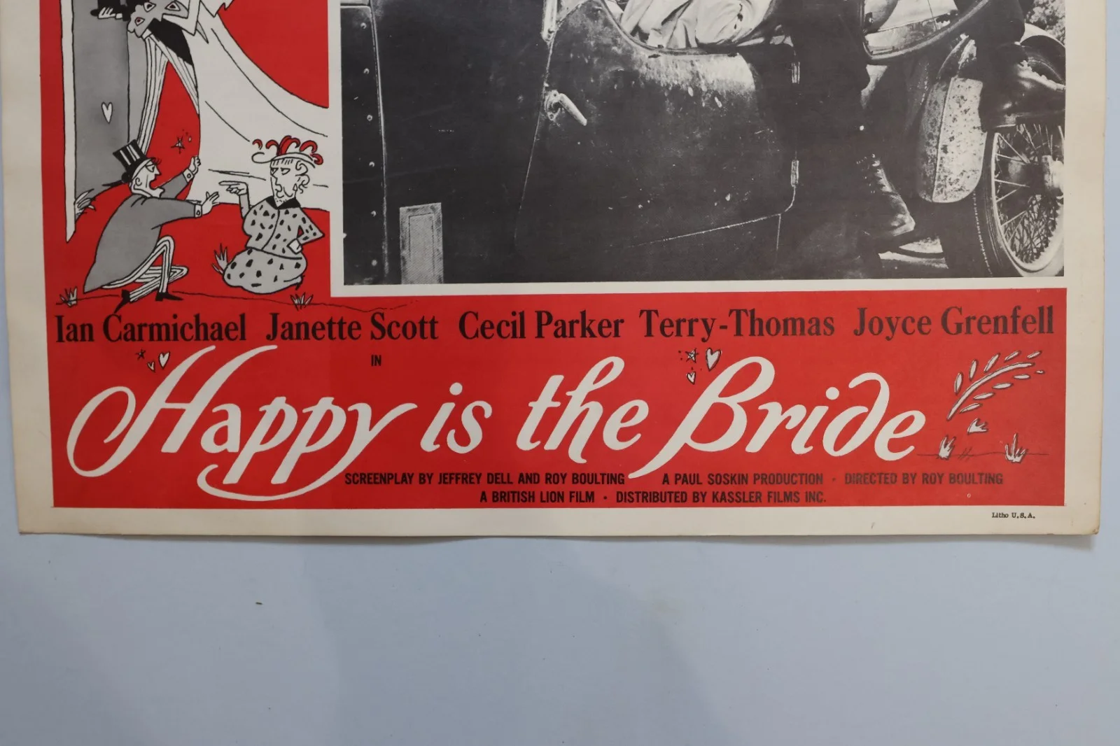 Happy is the Bride 4 US lobby Cards 1958 Terry Thomas , Joyce Grenfell, изображение 4