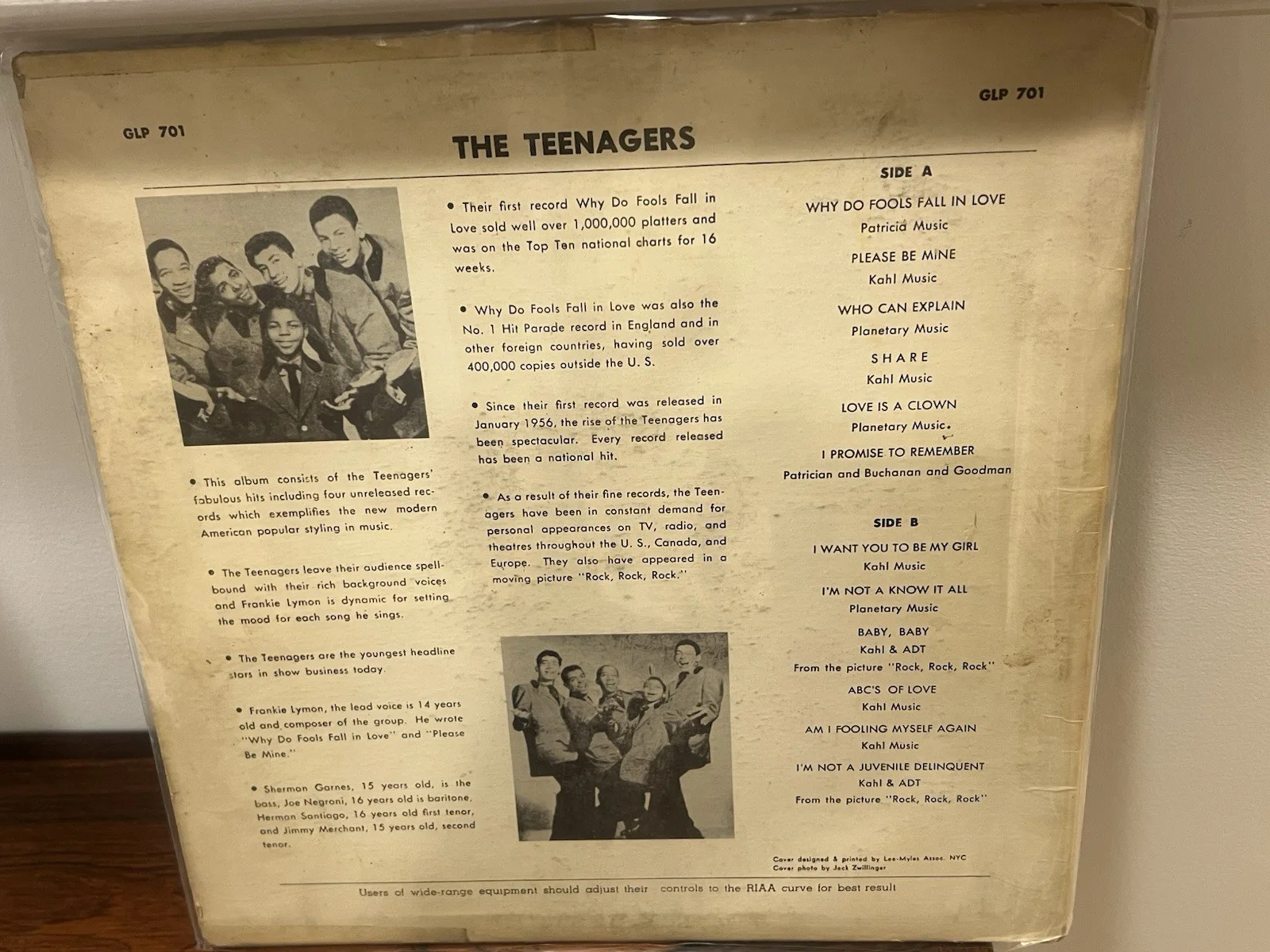 🔥Frankie Lymon & Teenagers Signed Autograph Album All 5 🔥, изображение 2