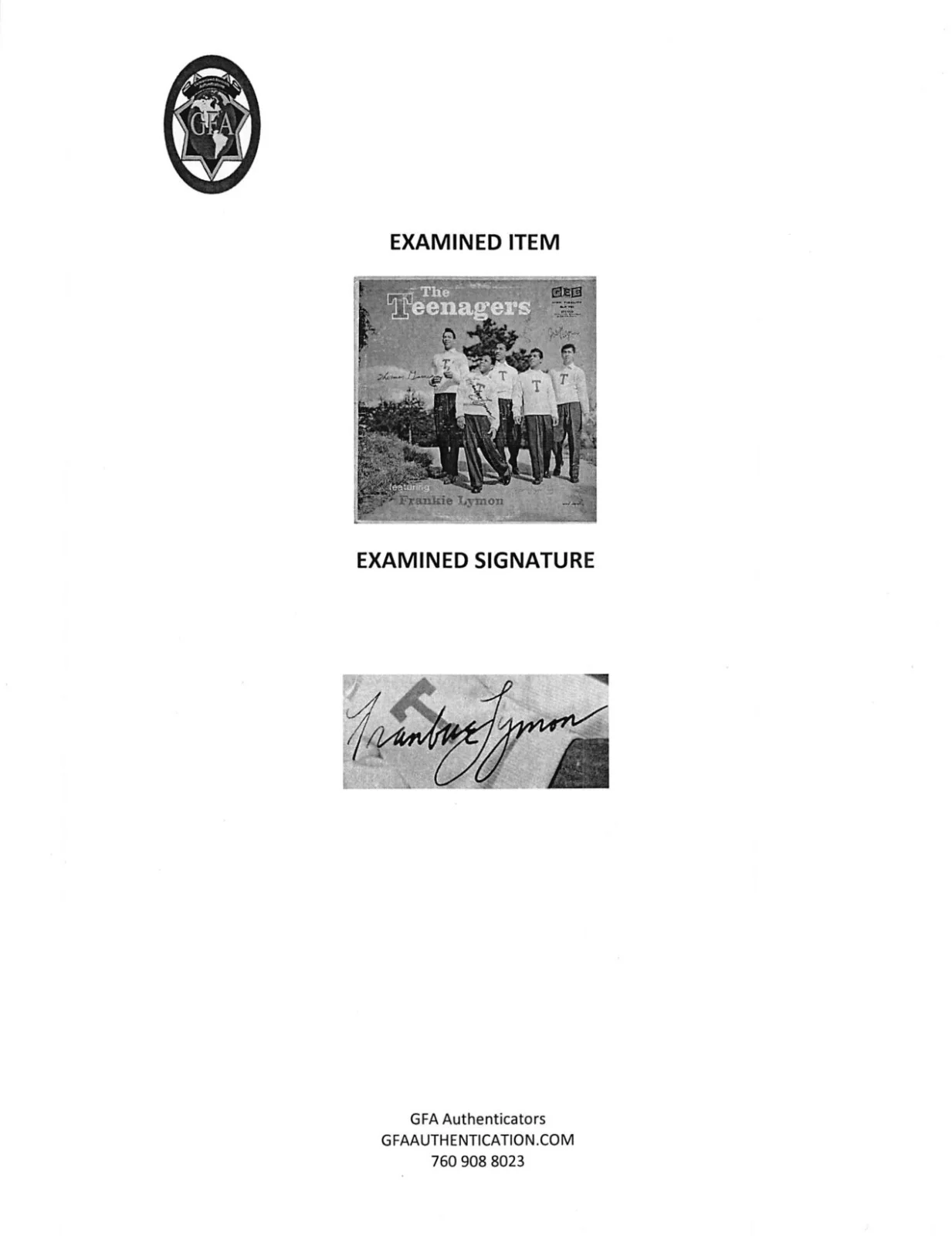 🔥Frankie Lymon & Teenagers Signed Autograph Album All 5 🔥, изображение 5