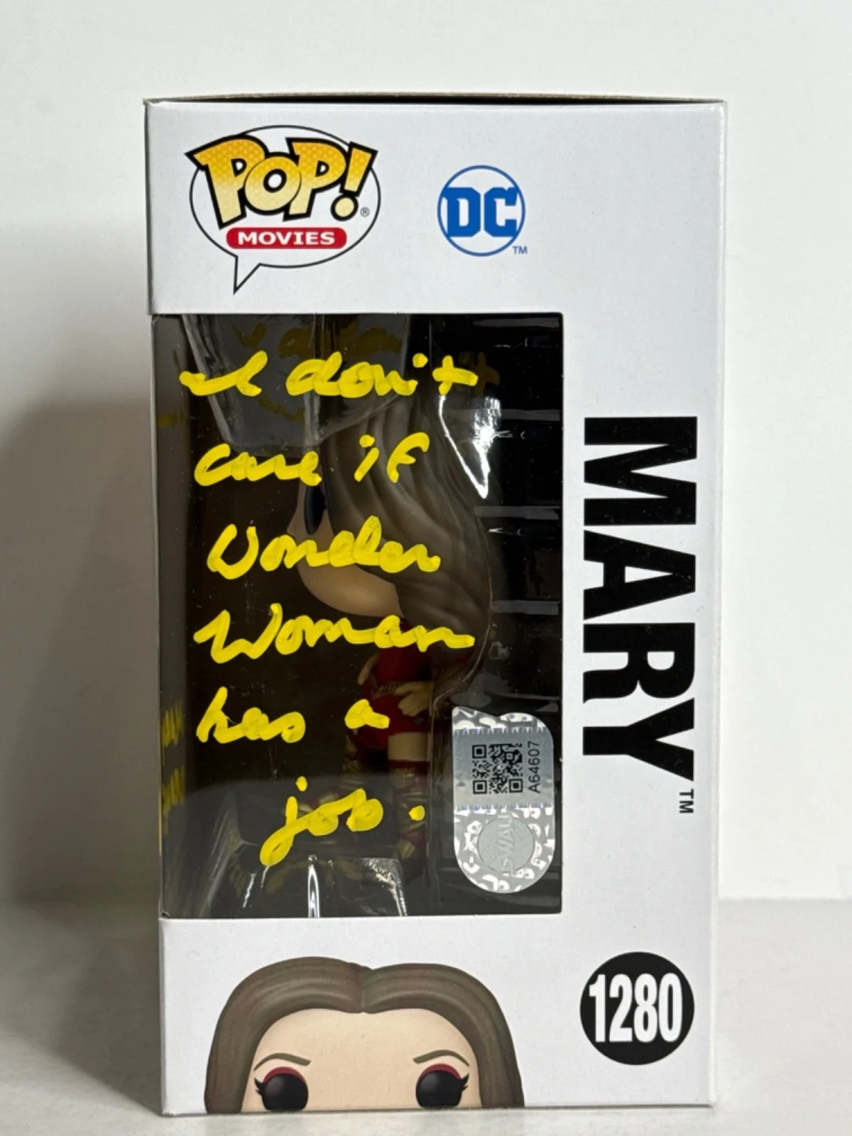 Grace Caroline Currey — Grace Caroline Currey Signed Mary Shazam! Funko #1280 PSA SWAU, изображение 2