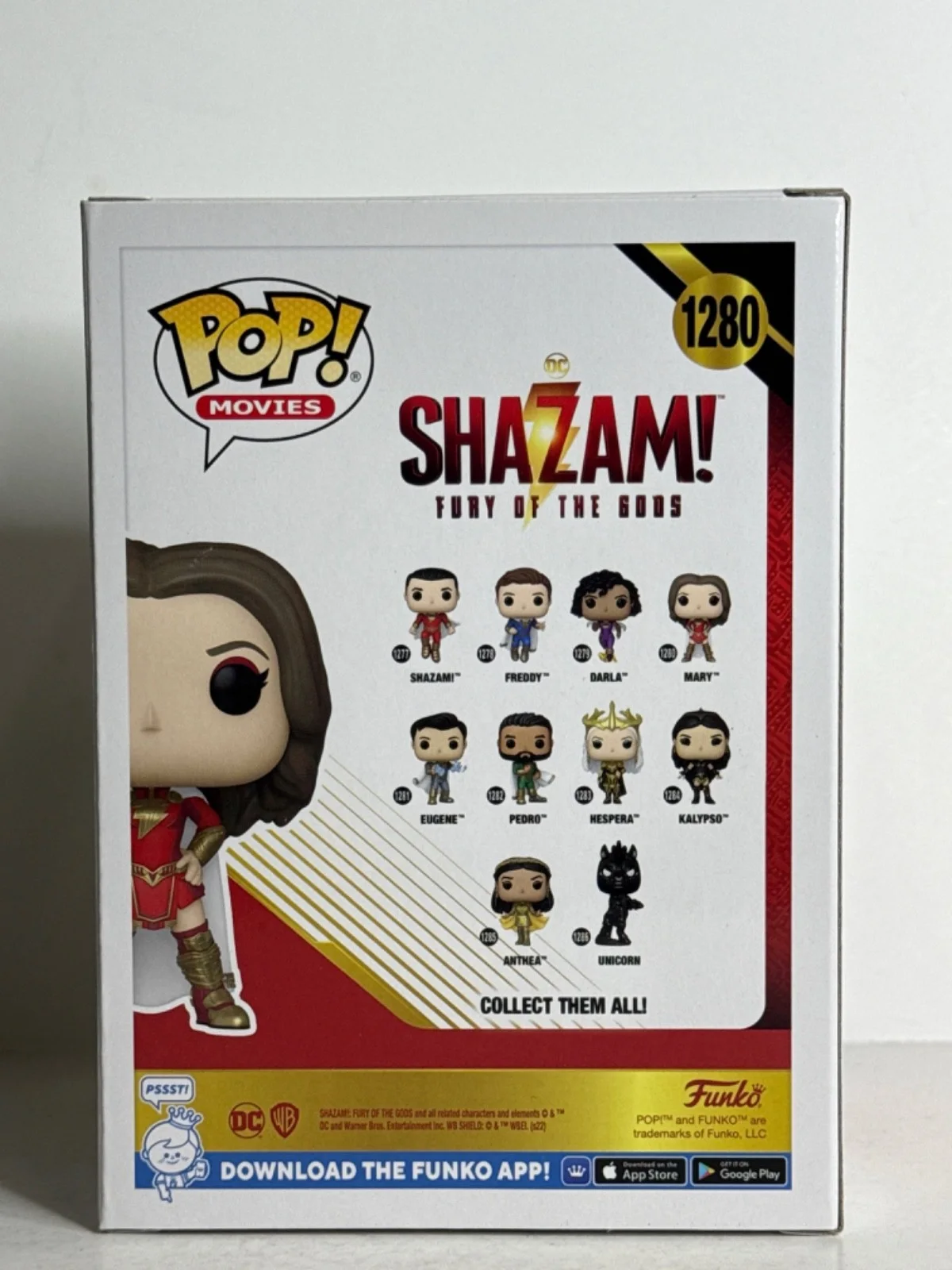 Grace Caroline Currey — Grace Caroline Currey Signed Mary Shazam! Funko #1280 PSA SWAU, изображение 3