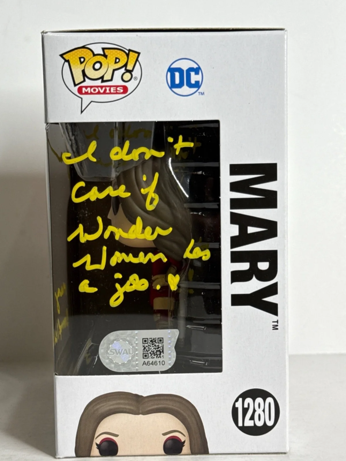 Grace Caroline Currey — Grace Caroline Currey Signed Mary Shazam! Funko #1280 PSA SWAU, изображение 2
