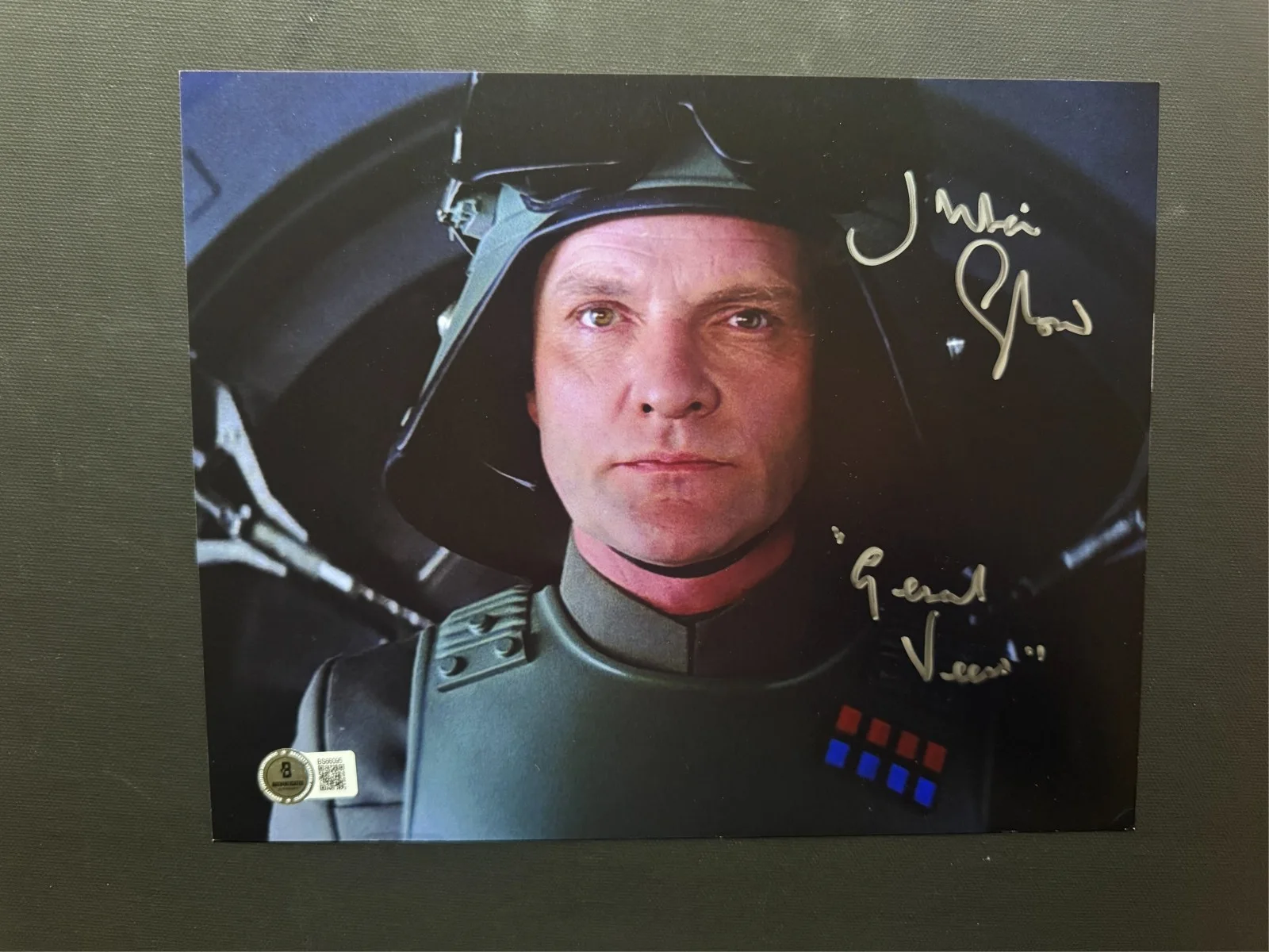 Julian Glover — Julian Glover signed autographed Star Wars General Veers 8x10 photo Beckett BAS