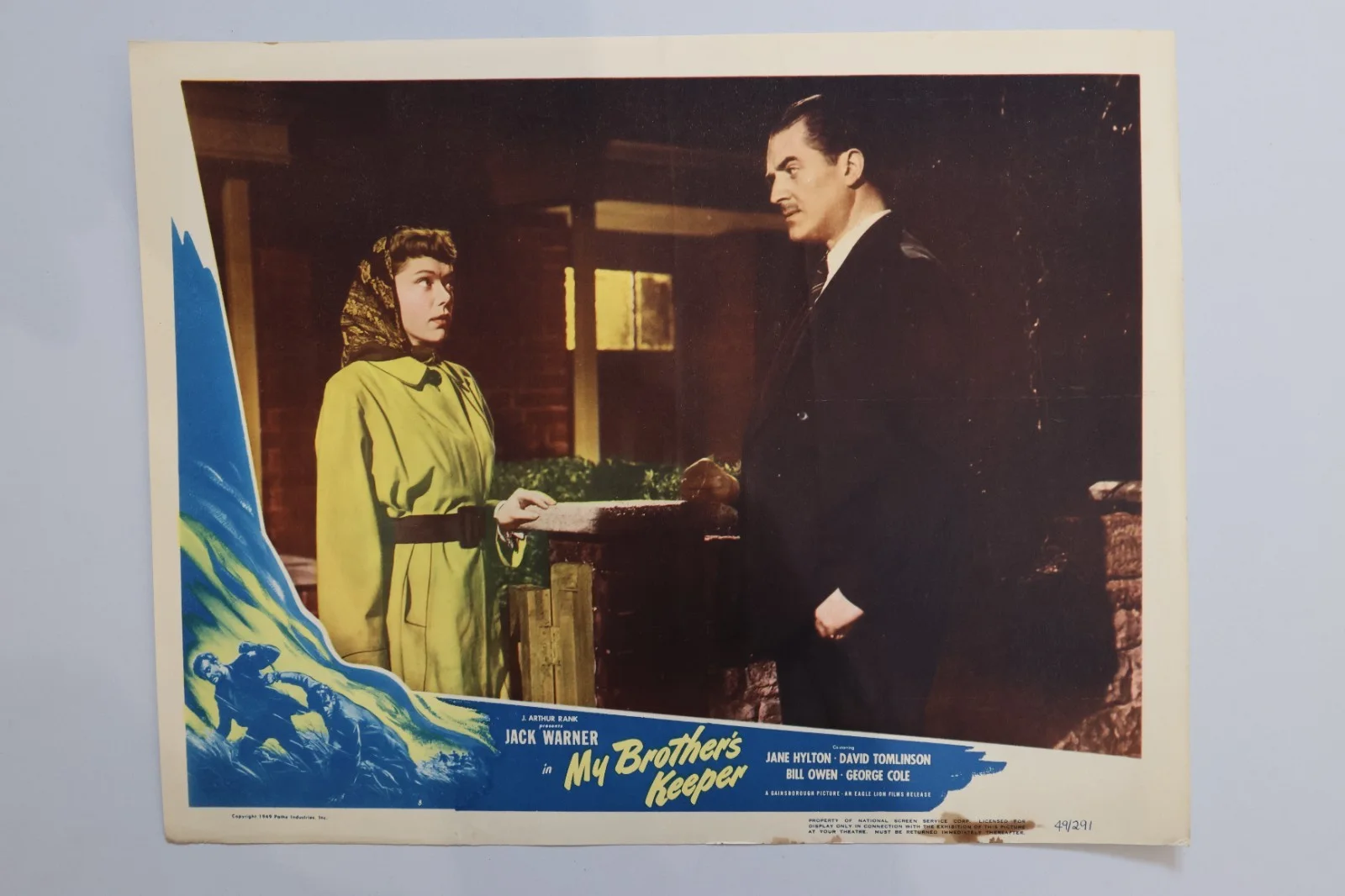 My Brothers Keeper 8 US Lobby Cards 1949 Jack Warner, George Cole, изображение 4