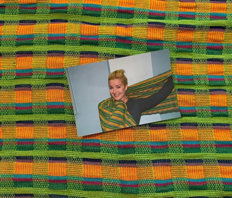 Melody Thomas Scott — Young And The Restless Star MELODY THOMAS SCOTT Owned Worn Multi-colored SCARF