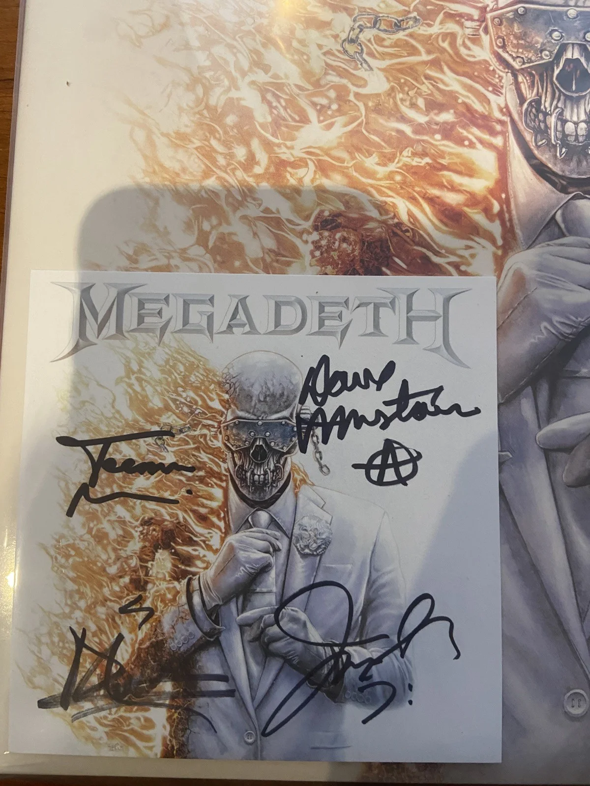 Megadeth - TSL Exclusive- Megadeth Blaze LP - Signed SHIPS NOW!, image 2