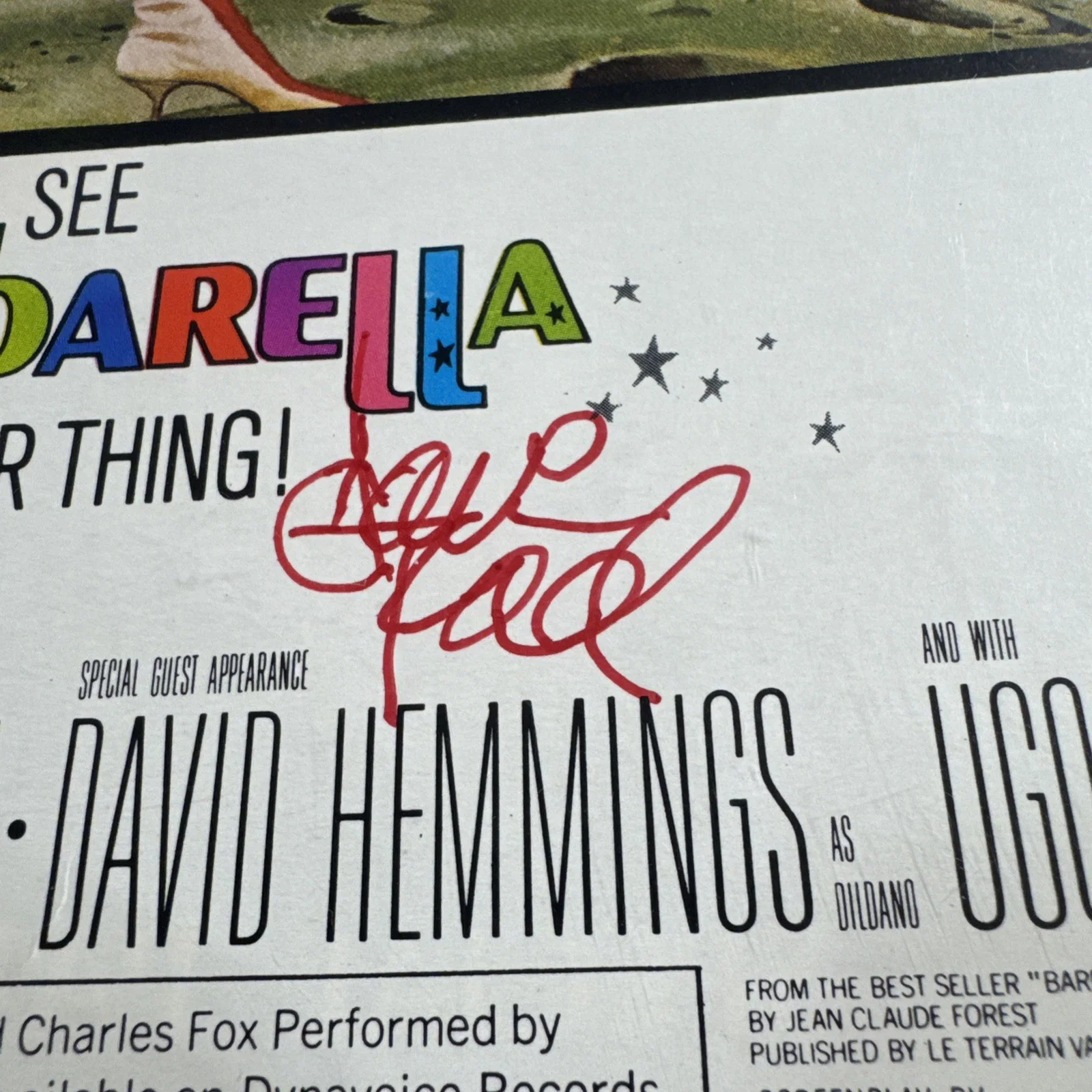 Jane Fonda — Jane Fonda signed autographed Magazine Cover Barbarella, изображение 3
