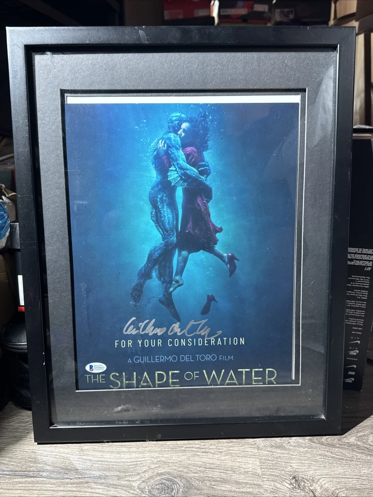 Framed Guillermo Del Toro Signed 12x18 Photo Shape Of Water Authentication, изображение 4