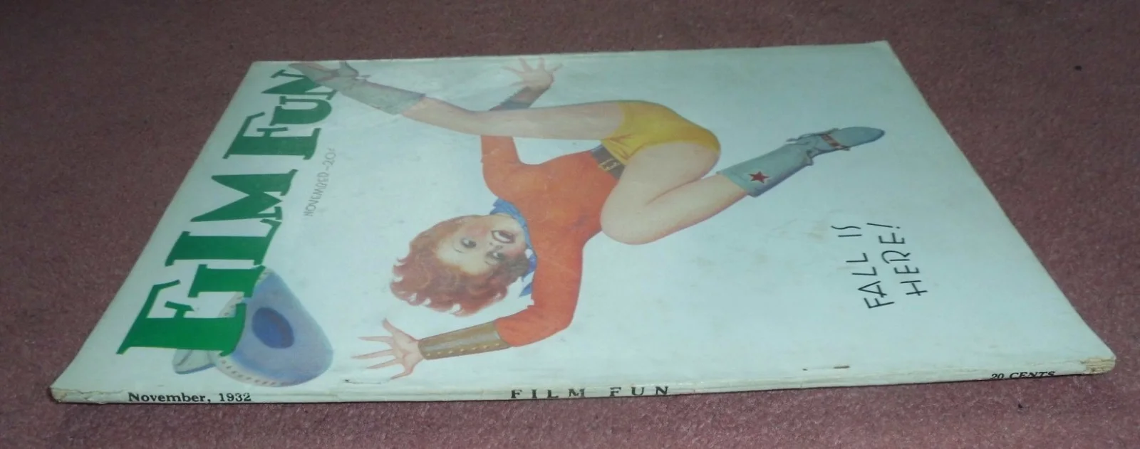FILM FUN (1932) US mag ENOCH BOLLES COVER, ‘fine minus’ (5.5), изображение 3
